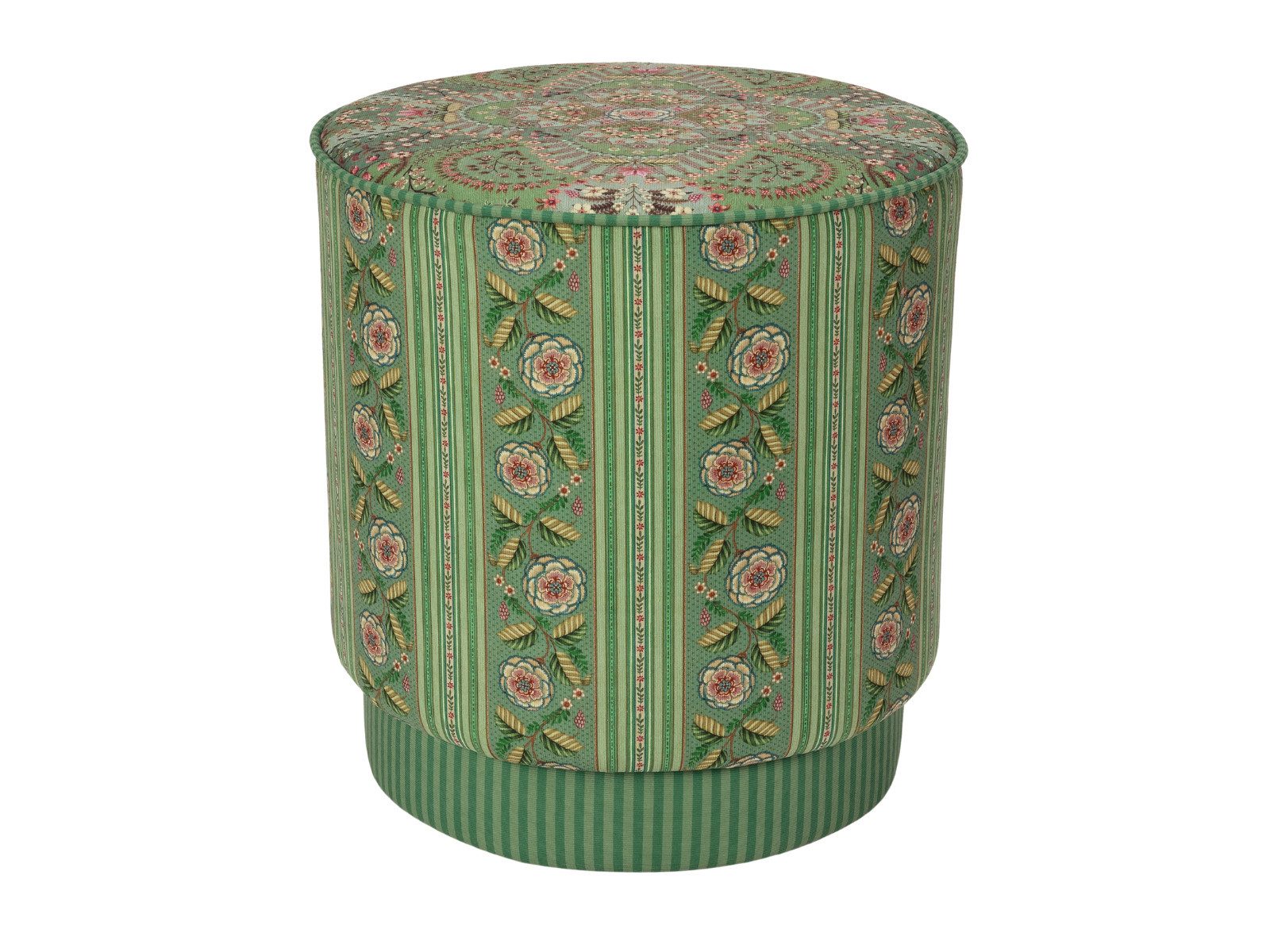 PiP Studio Hocker Rosa Rani Pouf / Hocker grün 40x45cm