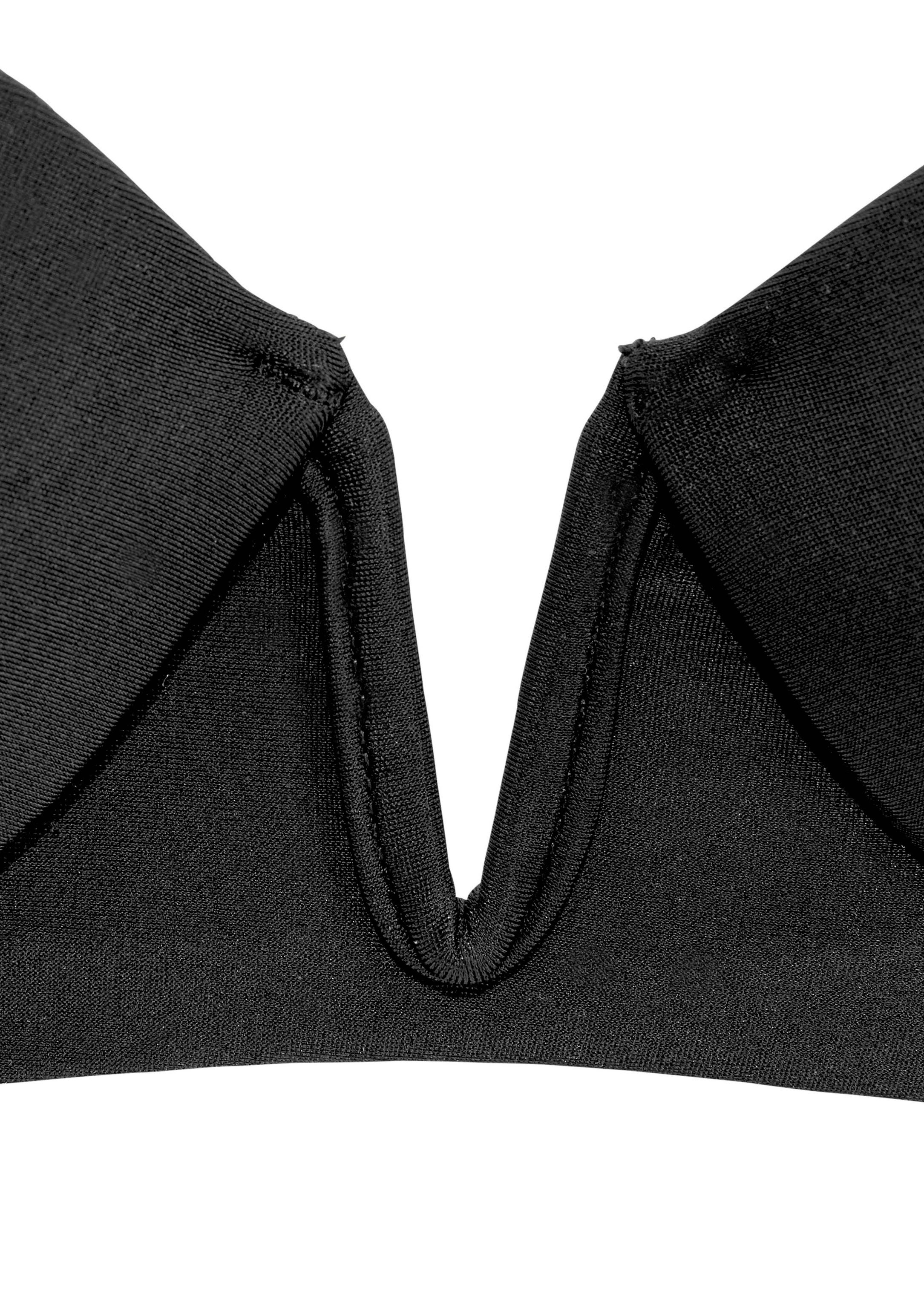 V-Ausschnitt mit schwarz Bügel-Bikini Vivance