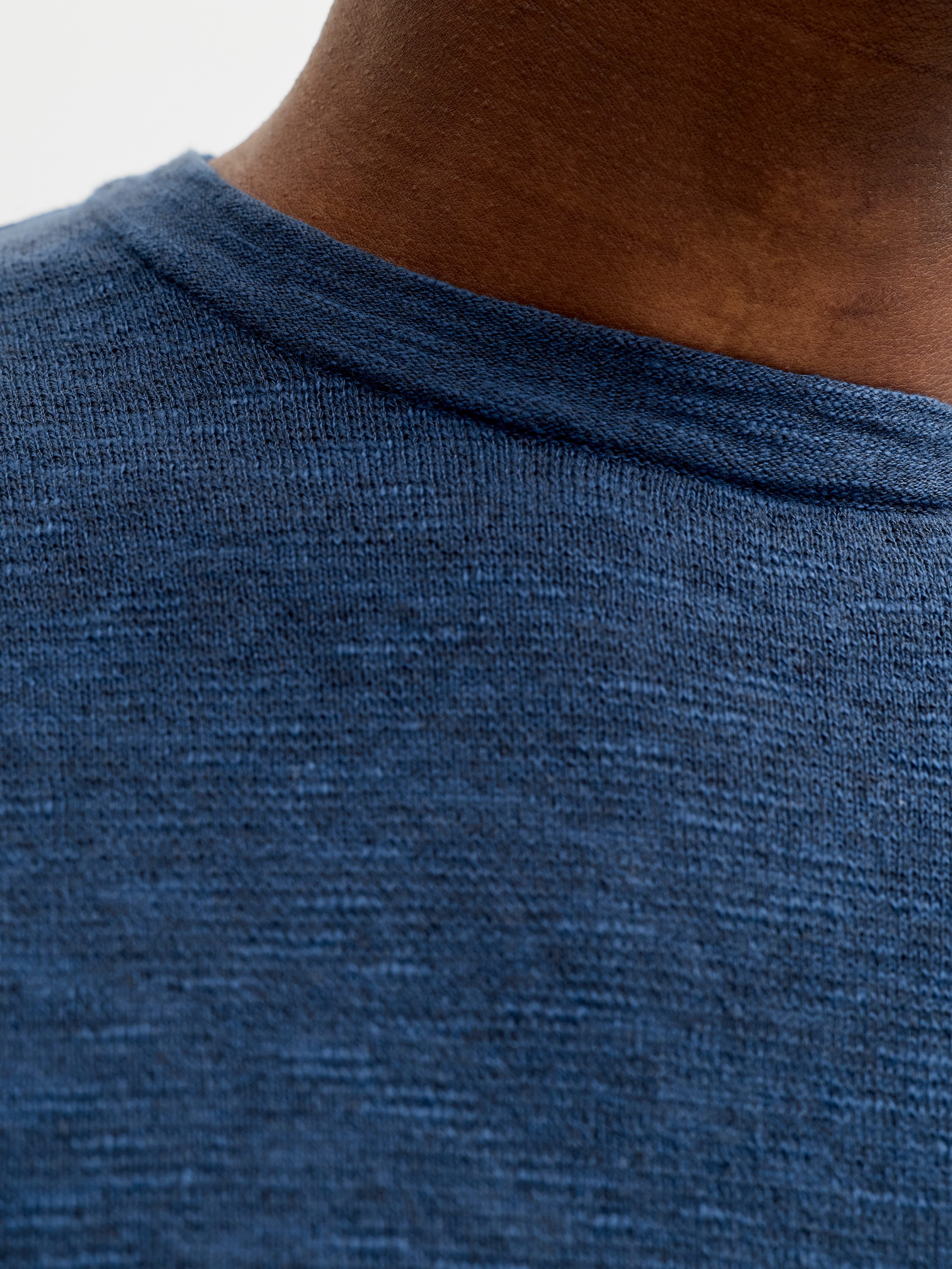 Jack & Jones Rundhalspullover JJESUMMER KNIT CREW NECK SN mit Rundhalsausschnitt