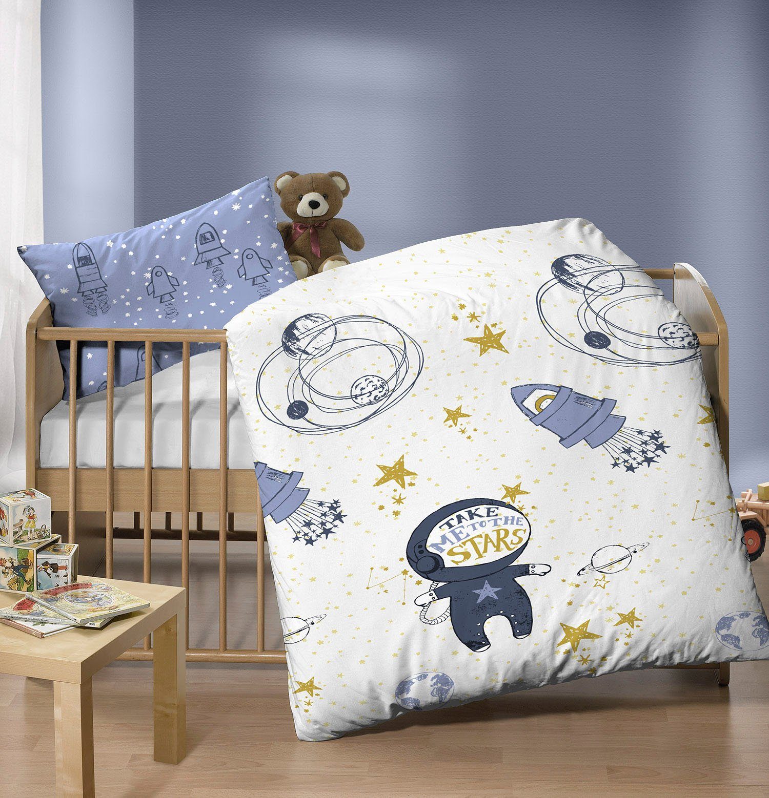 Biberna Kinderbettwäsche Julien in Gr. 100x135 oder 135x200 cm, für Kinder, günstig online kaufen