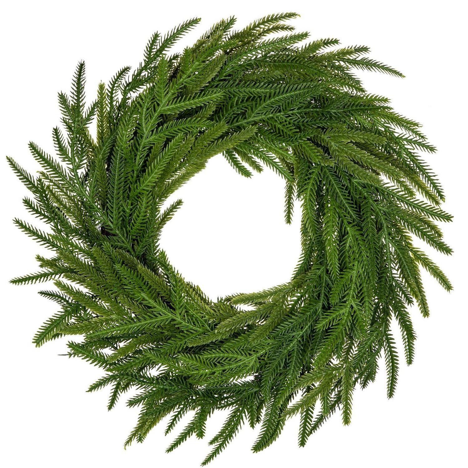 LuxusKollektion Adventskranz Kranz künstlich 40cm grün Tisch/Tür Deko