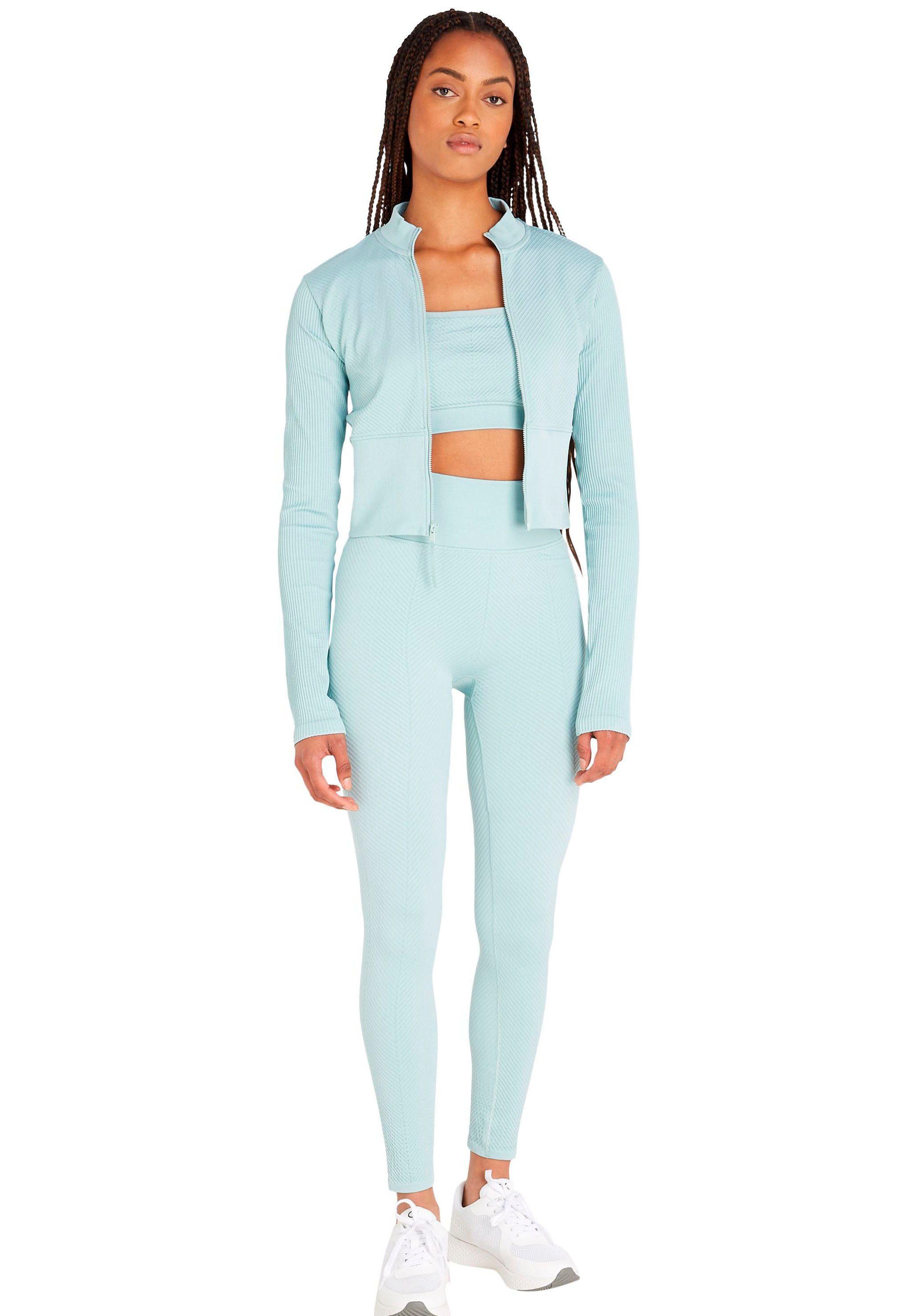 Sport Calvin - Full Seamless Klein Jacket blau Zip WO Stehkragenpullover