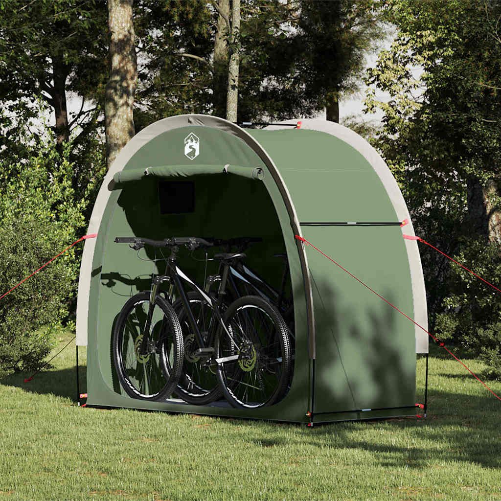 Bikerzelt Fahrrad-Zelt Lagerzelt 210 x 90 x 174 cm Grün