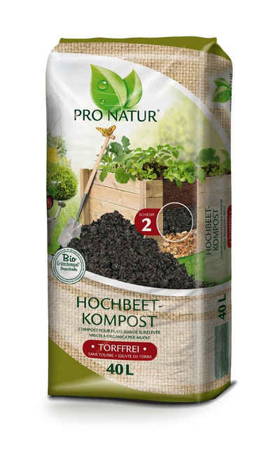 Pro Natur Spezialerde Bio Hochbeet Kompost