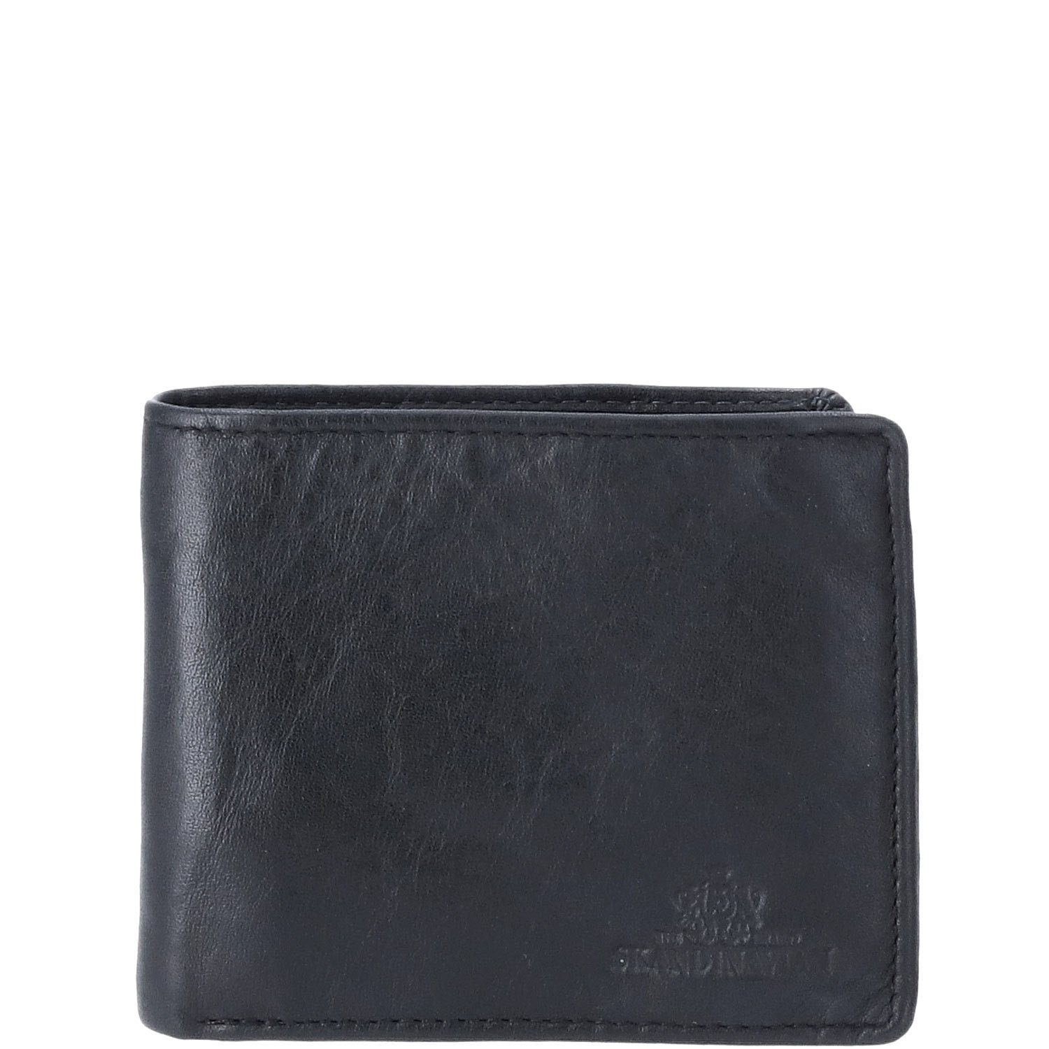 Geldbörse The Skandinavian Brand Leder Geldbörse Querformat schwarz