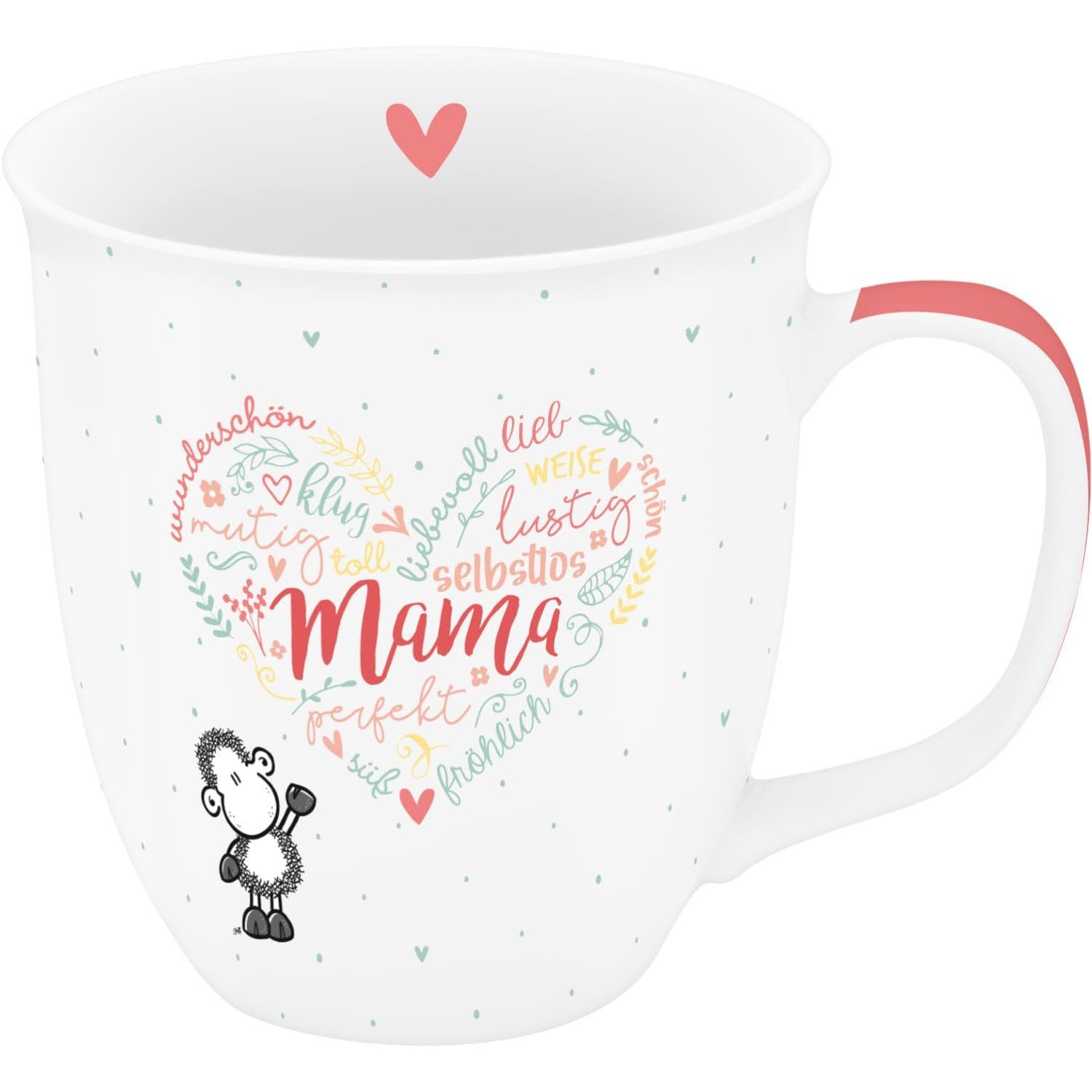 Sheepworld Tasse Tasse Kaffeetasse Kaffeebecher Teetasse 40cl Geschenk Sheepworld MAMA, Material: Porzellan