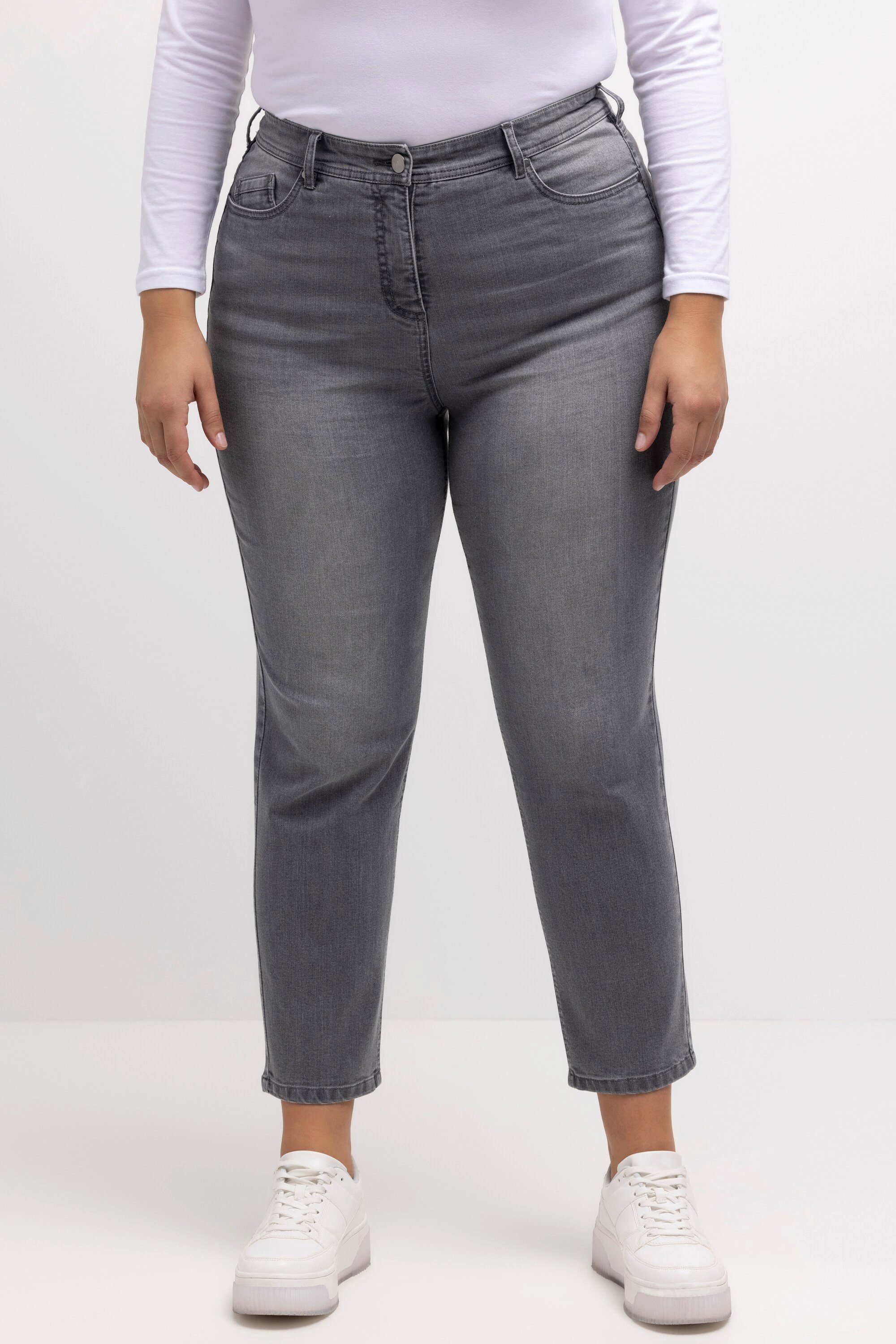 5-Pocket-Schnitt Mom-Jeans bedruckt weiter Regular-fit-Jeans Ulla Popken innen