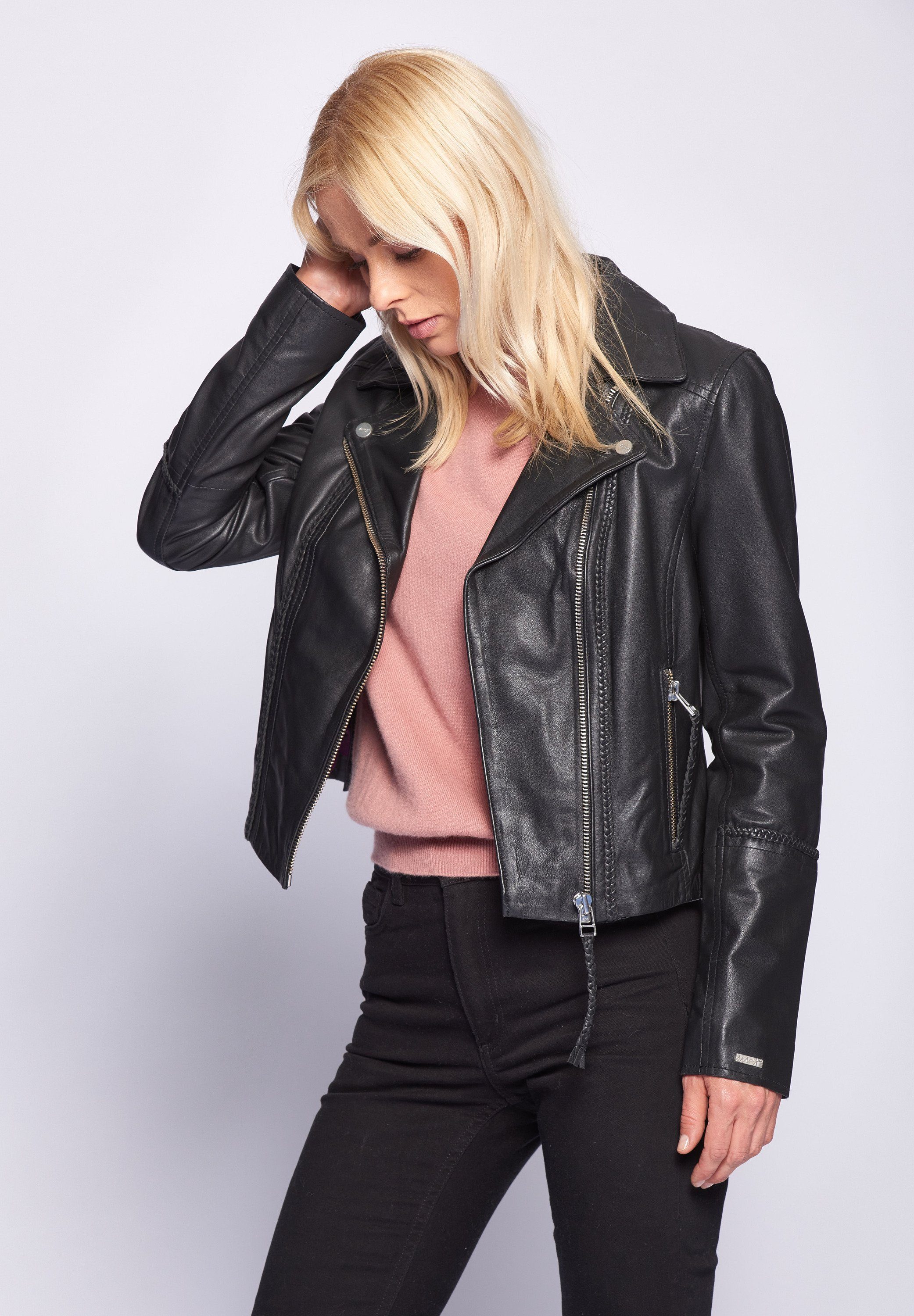 Lederjacke Manti