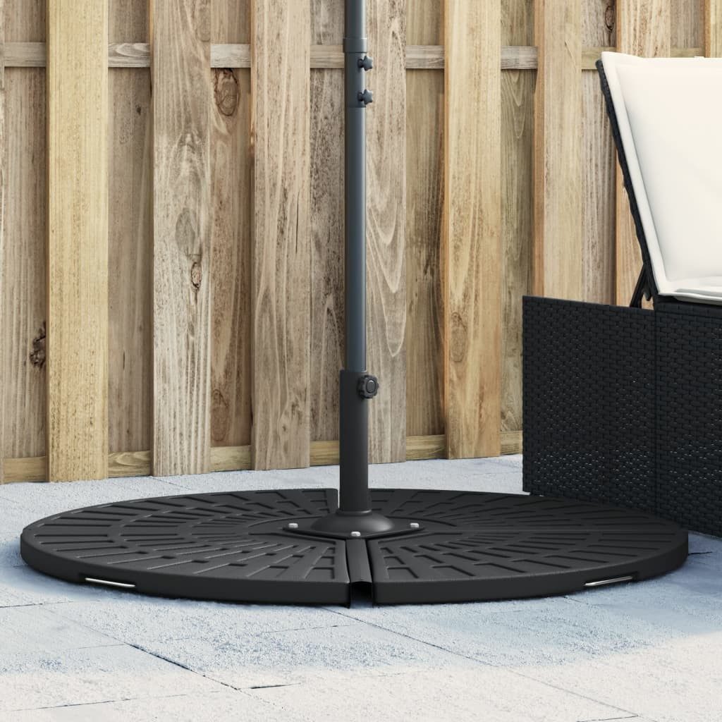 vidaXL Schirmhalter Gewicht für Sonnenschirmständer mit Griff 14 kg, 1 tlg.