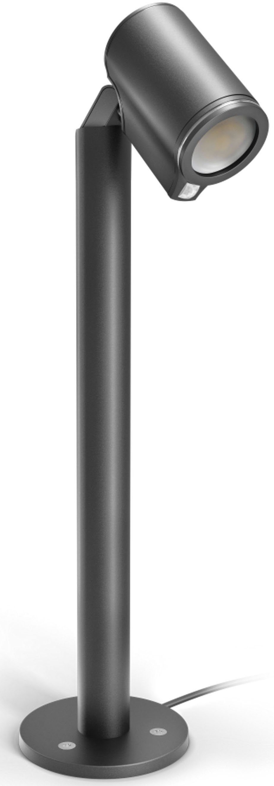 steinel LED Pollerleuchte Spot Way, Bewegungsmelder, LED wechselbar, Warmweiß