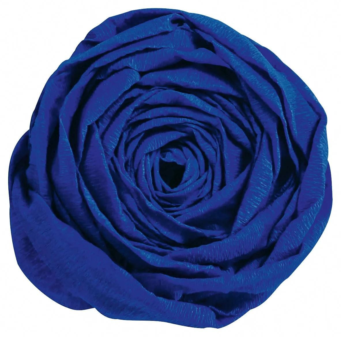 CLAIREFONTAINE Kreppband Krepppapier Pack. 10 Bogen gefaltet 2mx0,50m Tiefblau 903013C Krepppapier