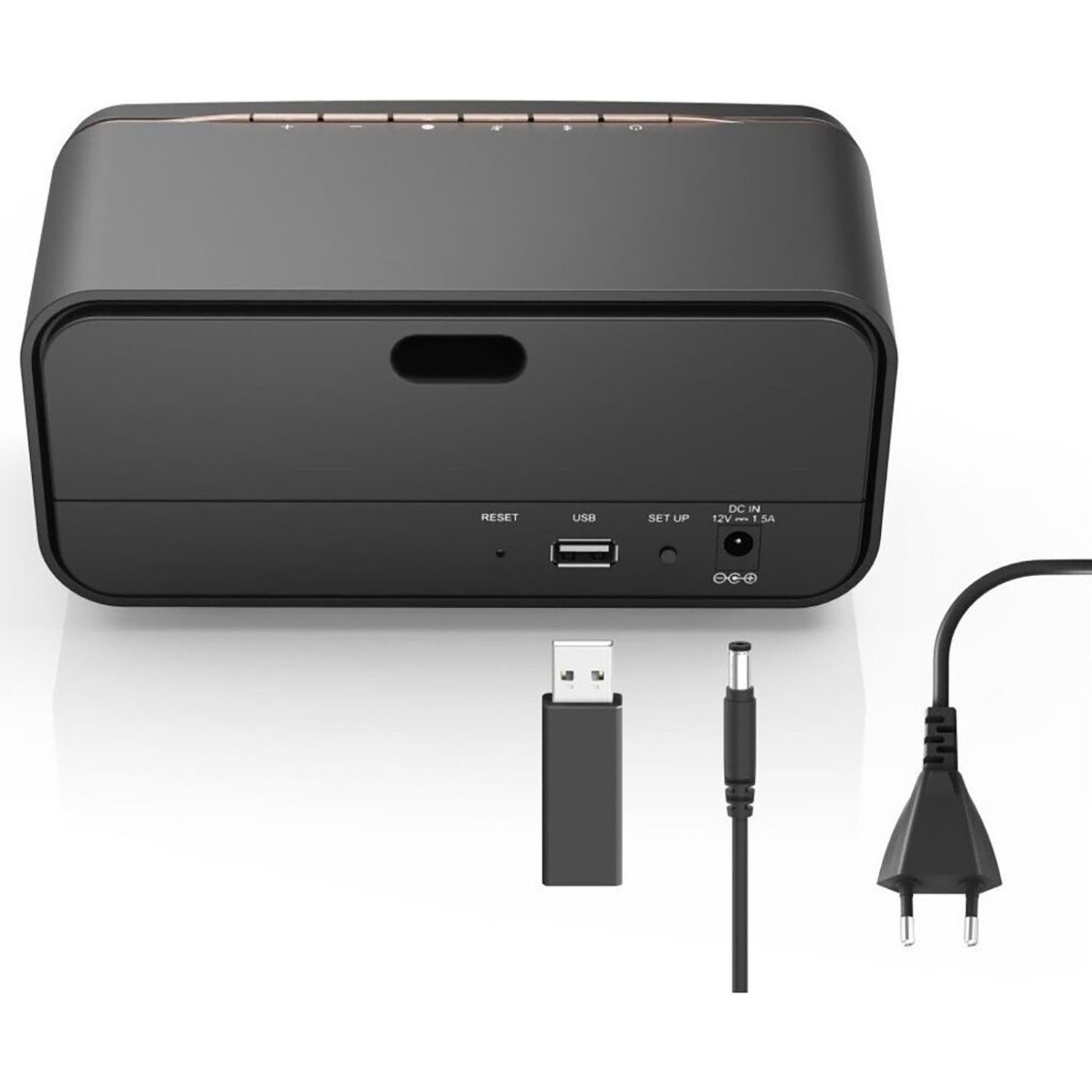 Hama Smart-Speaker Sirium Smart Speaker (16 W, Rufannahme, Bluetooth Pairing, Stumm (Mute)