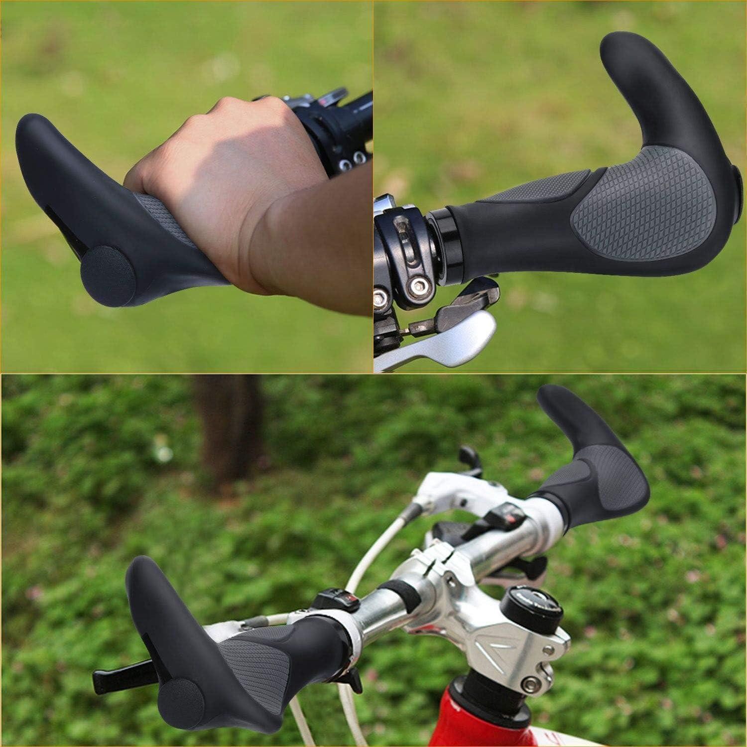 LuxusKollektion Fahrradlenkergriff Lenkergriffe Gummi ergonomisch ...