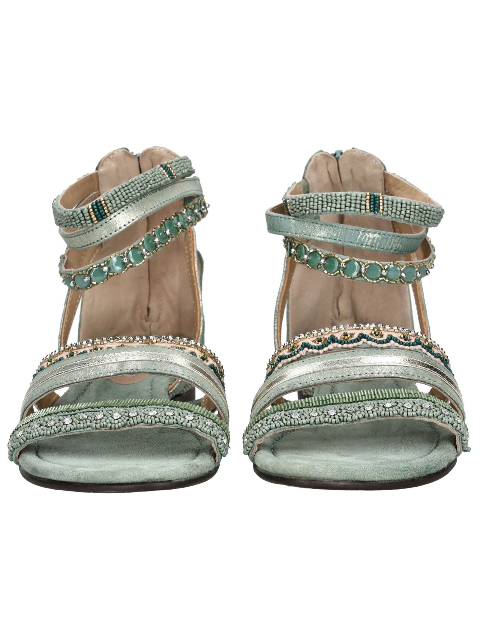 Lazamani Lazamani Sandalen Leder Schaftsandalette