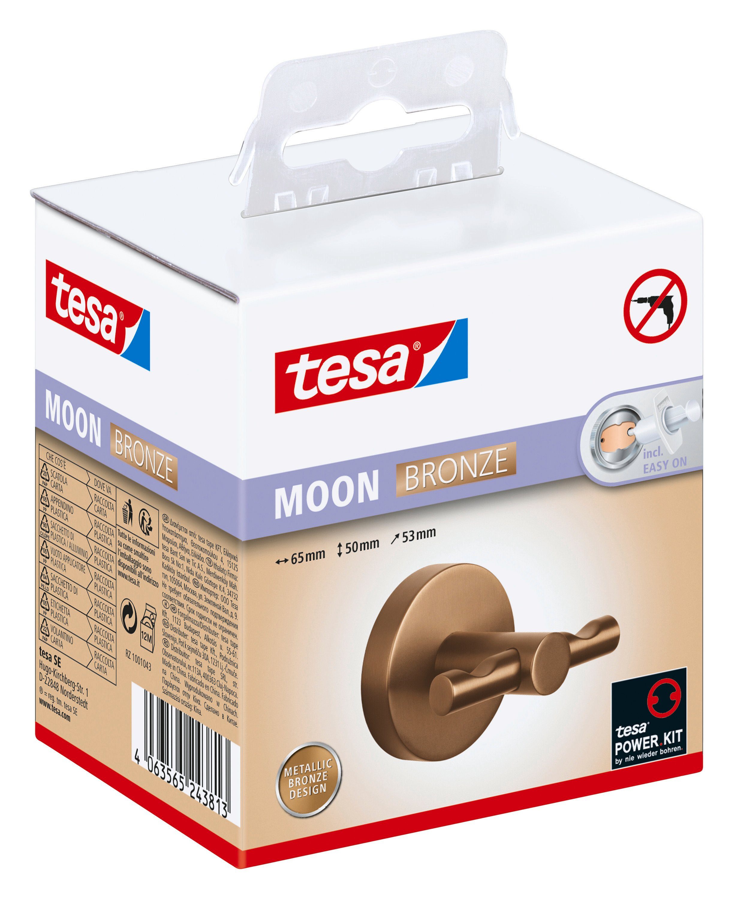 tesa Handtuchhalter Bademantelhaken MOON - selbstklebender günstig online kaufen