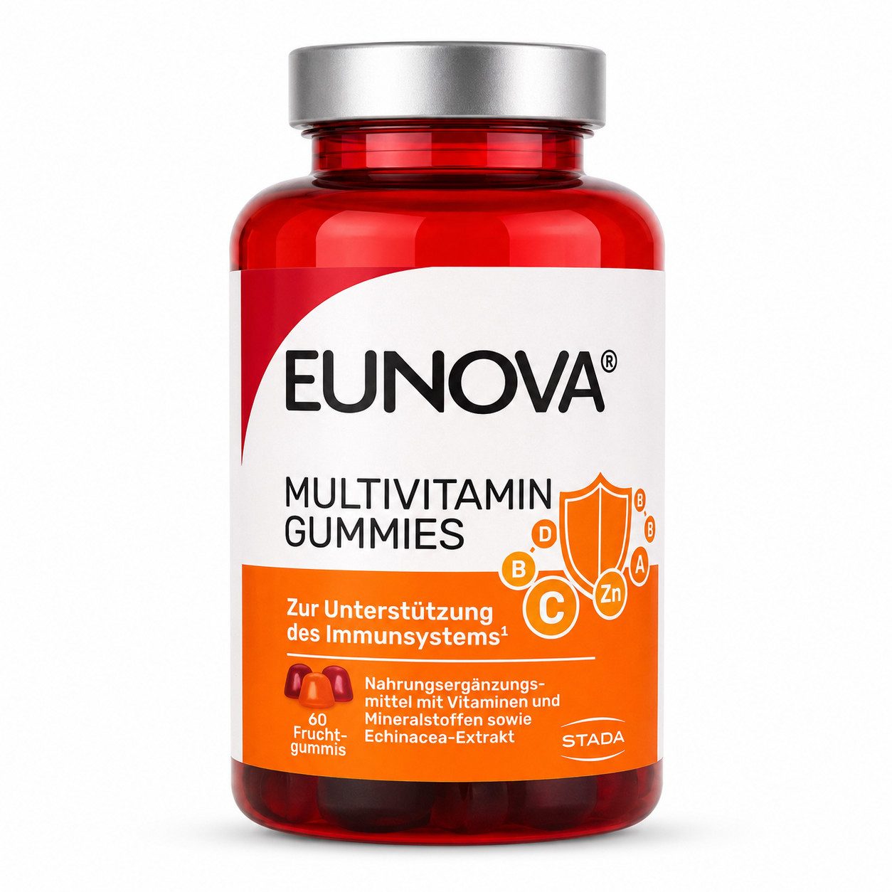 EUNOVA® EUNOVA Multivitamin Gummies 60 Stück Bonbons / Multivitamin-Gummies / Weichgummi, 1 er 60 St.