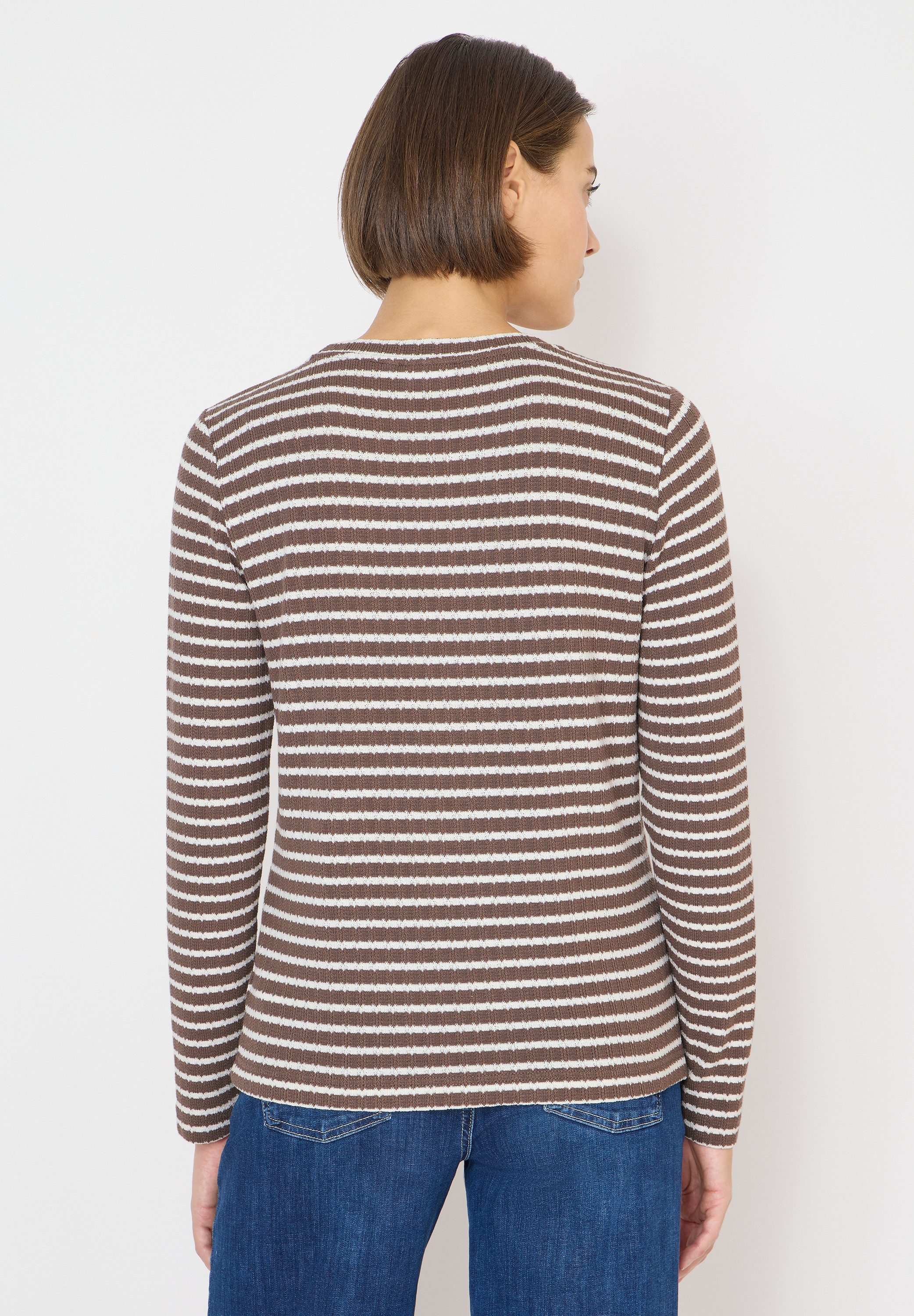 CECIL Langarmshirt im Streifen-Design