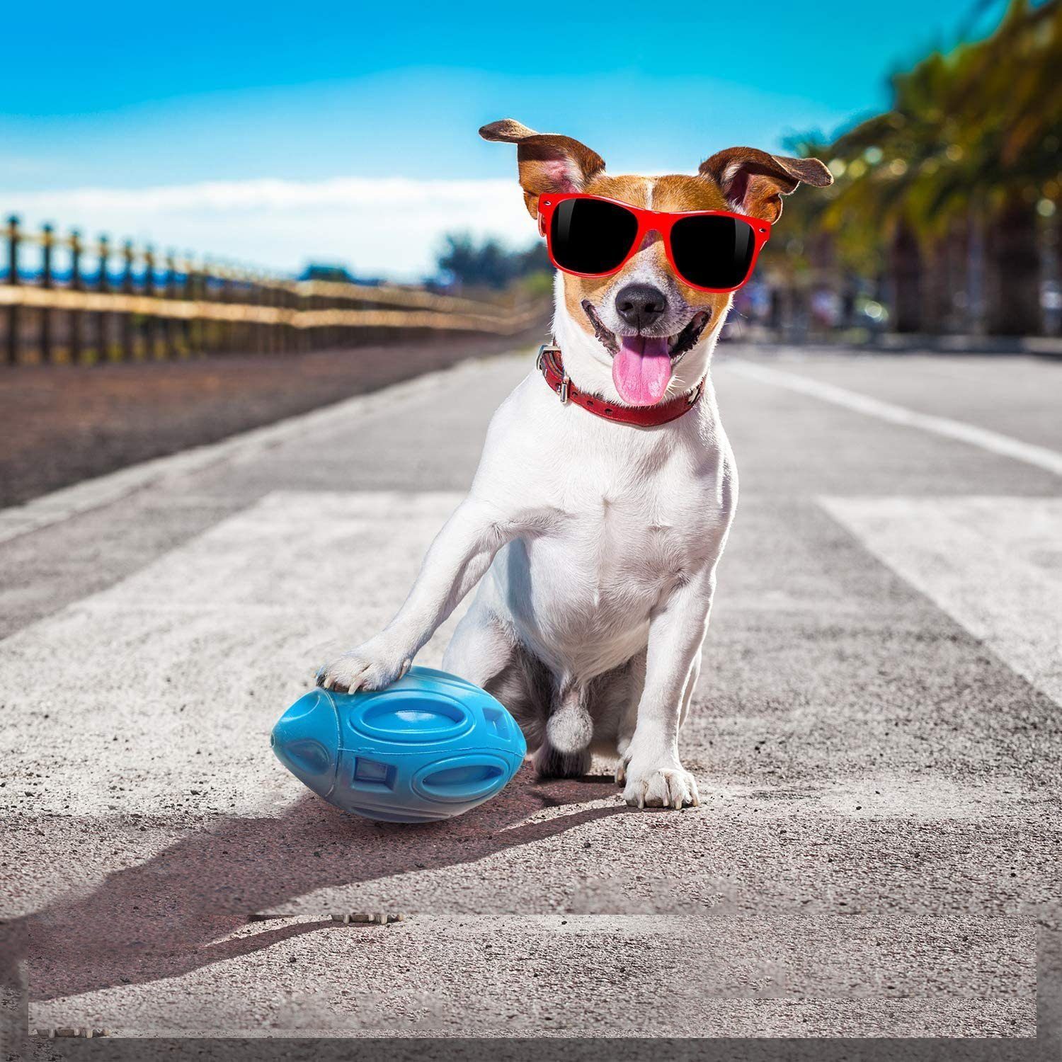 Tierball Welpen kauen TUABUR Hundespielzeug, Gummi Ball, (1-tlg)