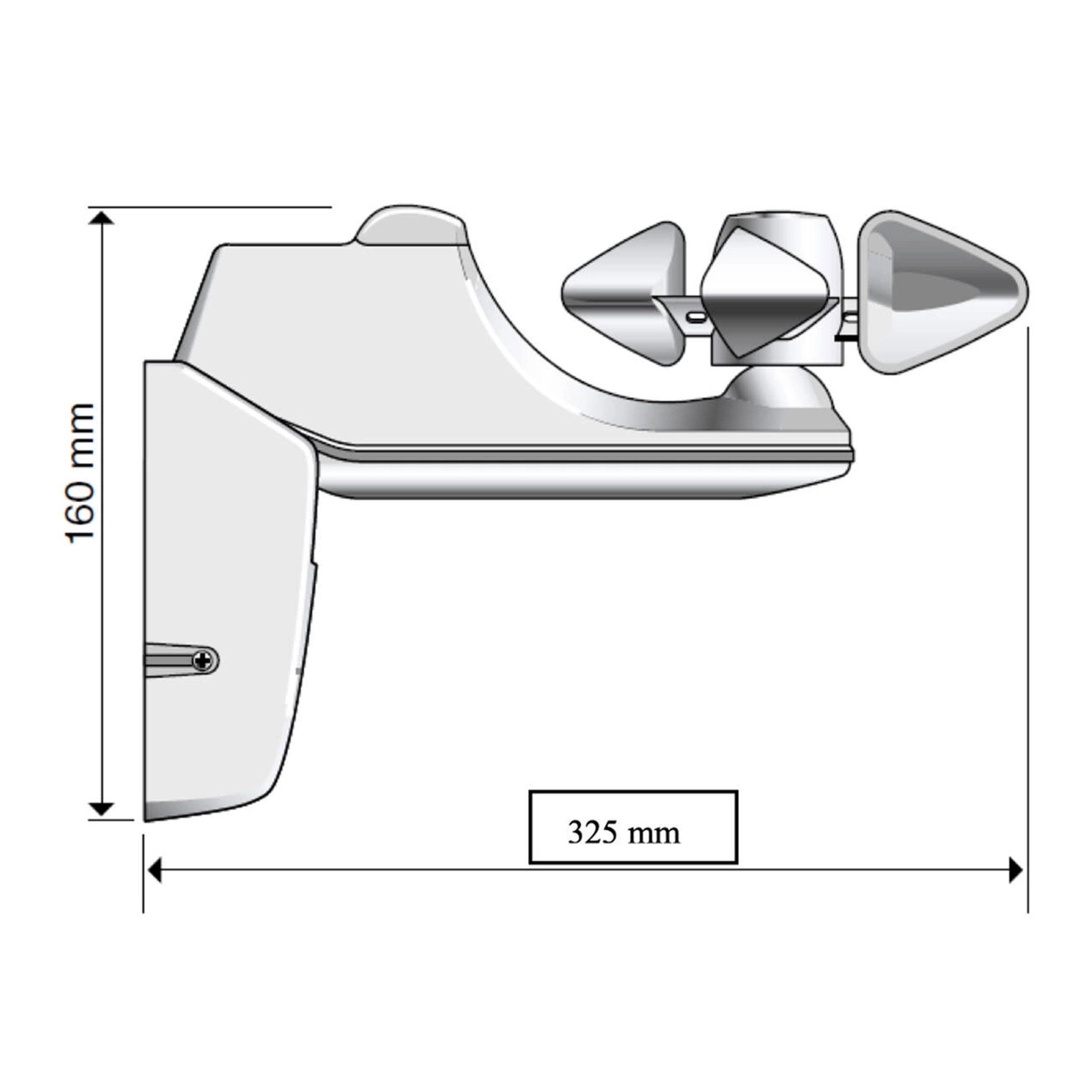 Somfy Garagentor-Funkempfänger Somfy Soliris io - Wind und Sonnen Sensor 230V ohne Kabel, 1-tlg.