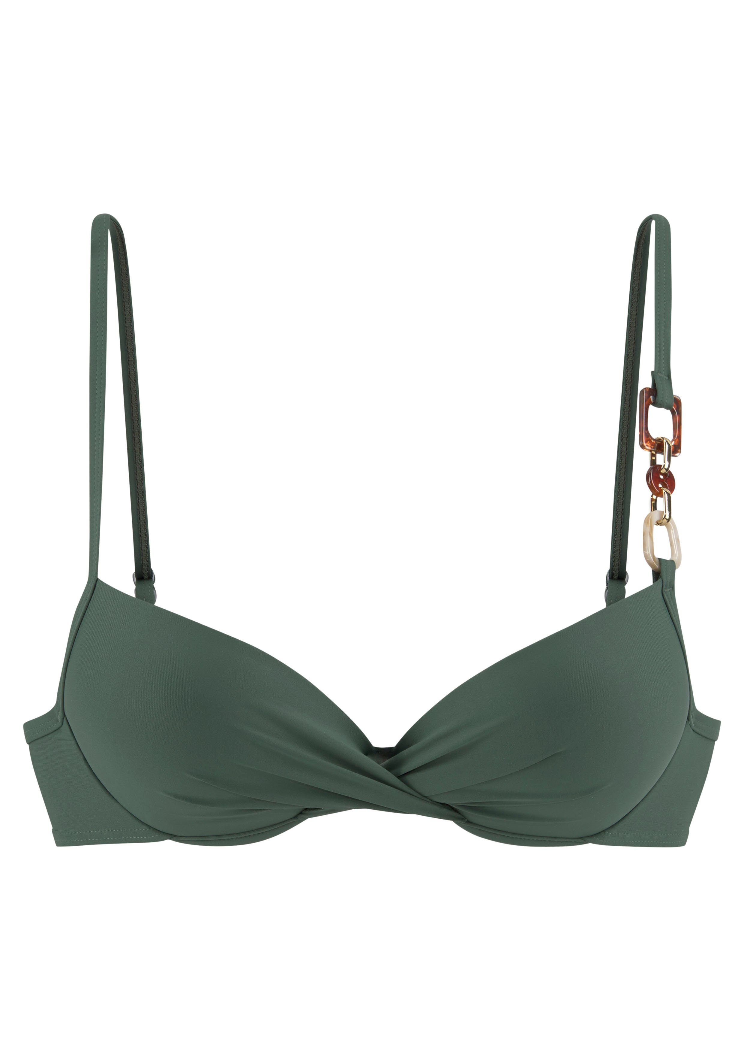 LASCANA Bügel-Bikini-Top Yves, mit Wattierung günstig online kaufen