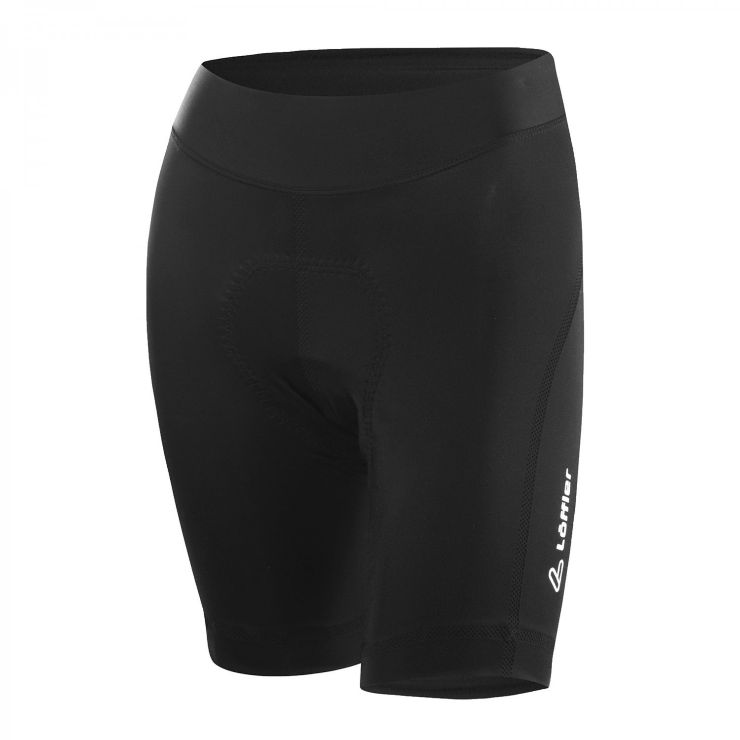 Löffler Fahrradhose Hotbond Damen Bike Short Tights kurze Radfahrerhose schwarz