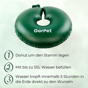 GarPet Gießkanne 12x Bewässerungs für Bäume Donut Wassersack für Gieß Ring Baum Sack