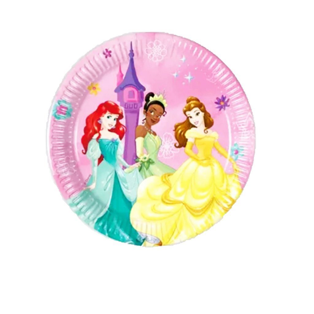 Disney Kindergeschirr-Set Disney Prinzessinnen Geburtstag Deko Set 36tlg.Partyset (36-tlg), 8 Personen