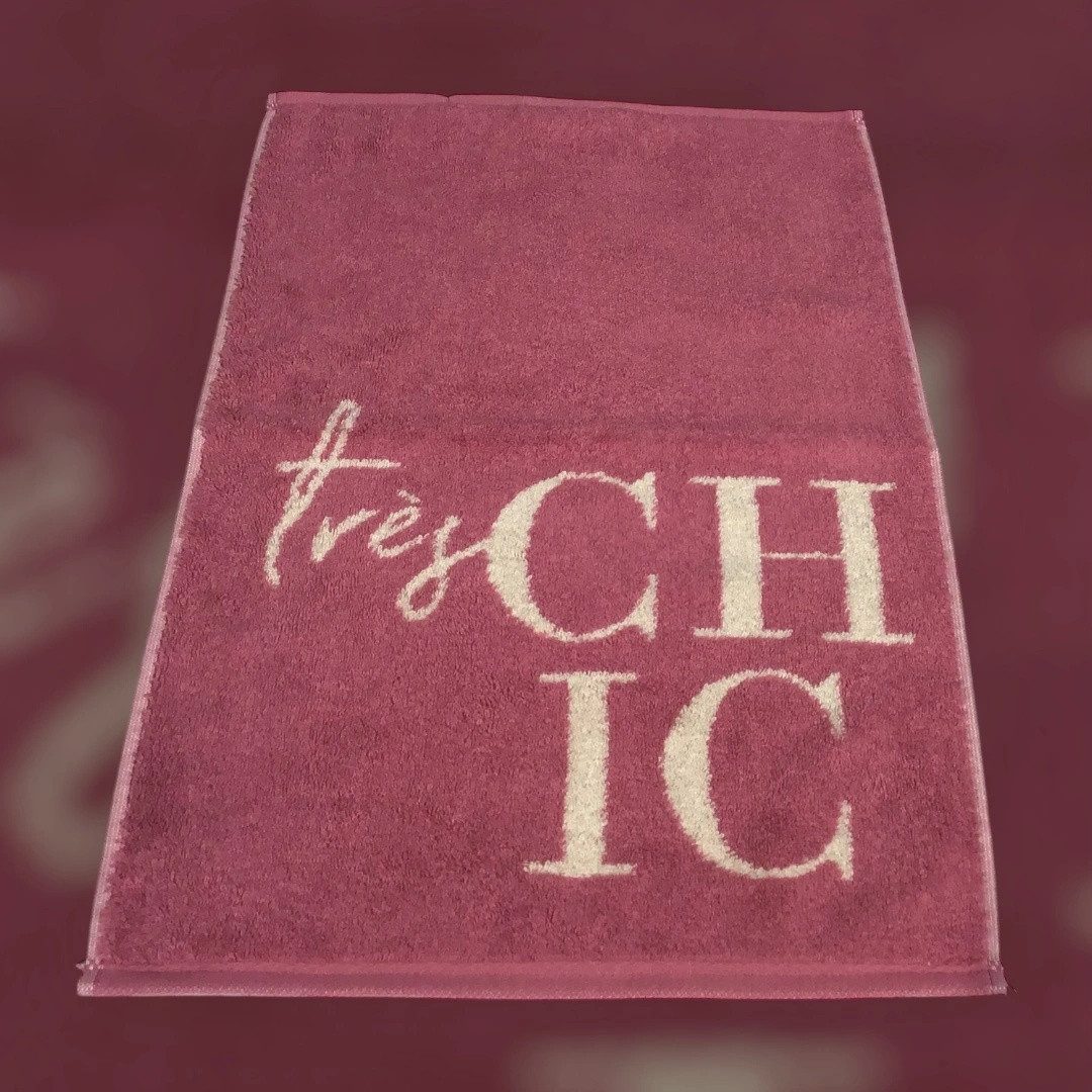 Cawö Home Gästehandtuch Frottiertuchserie Postcard Towels Edition " tres Chic " Beere/Beige Gä, Frottier