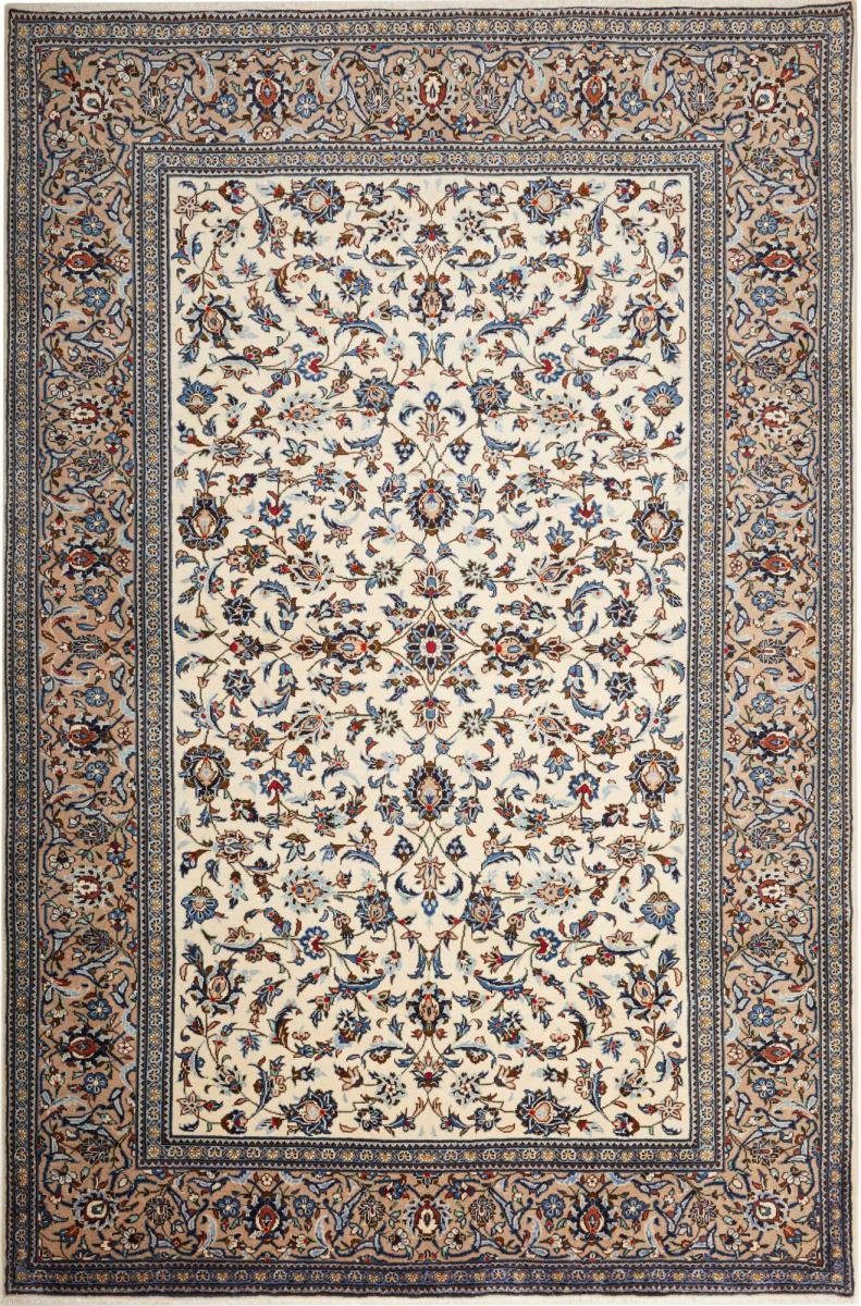 Orientteppich Keshan 198x300 Handgeknüpfter Orientteppich / Perserteppich, Nain Trading, rechteckig, Höhe: 12 mm
