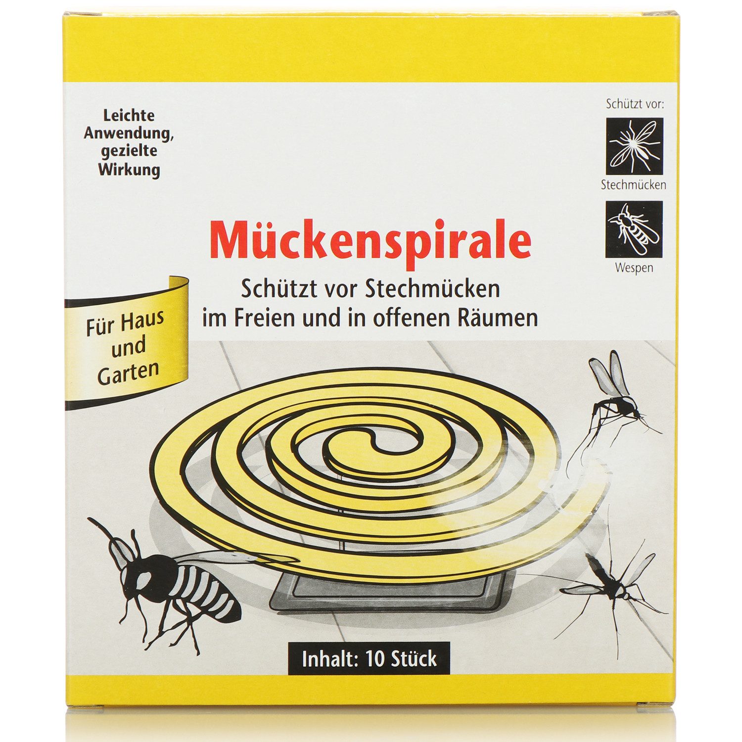 com-four Insektenvernichter Mückenspirale mit Halter – Bild 4 von 5