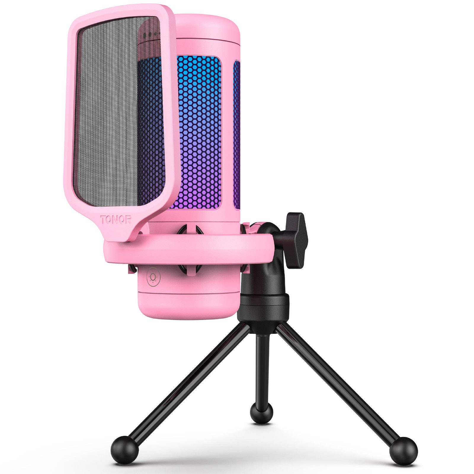 TONOR Mikrofon Gaming Mikrofon PC,Kondensatormikro mit RGB-Modi
