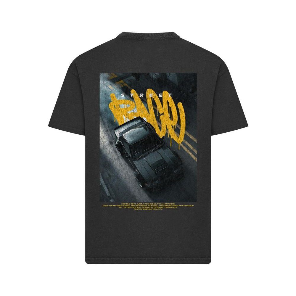 Mister Tee T-Shirt Street Race Vintage Heavy Loose Tee