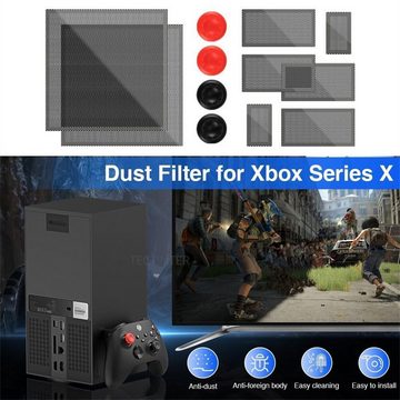 autolock Spielekonsolen-Zubehörset Anti Staub Filter Abdeckung Für Xbox Serie X Konsole Lüfter Staubdicht