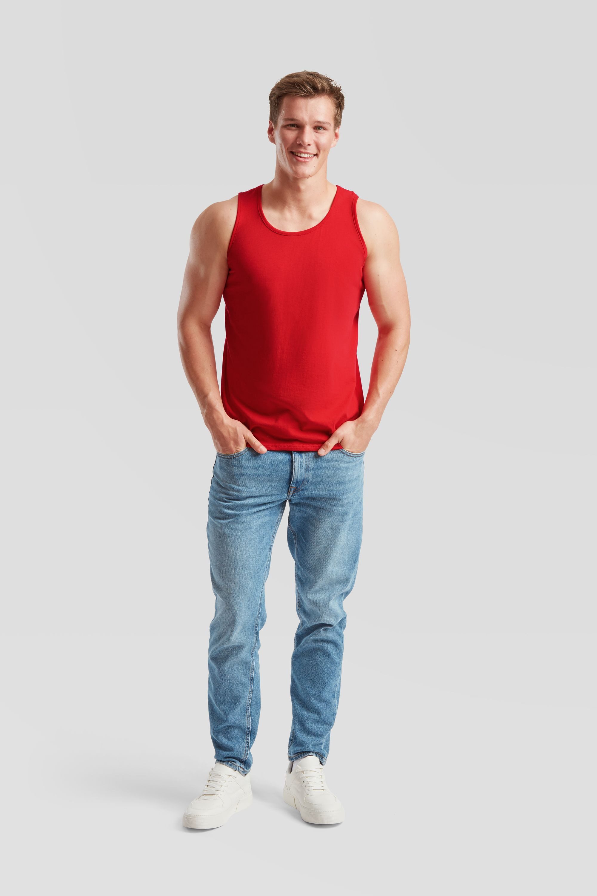 Fruit of the Loom Rundhalsshirt Fruit of the Loom Valueweight Athletic Vest günstig online kaufen