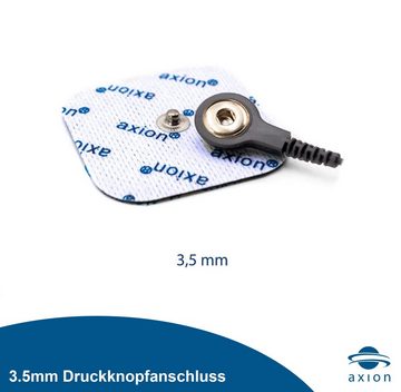 Axion Elektrodenpads passend zu Sanitas, Beurer - 5x5cm, 3.5mm Druckknopfanschluss, 12 St.,selbstklebende TENS EMS Elektroden für TENS EMS Geräte