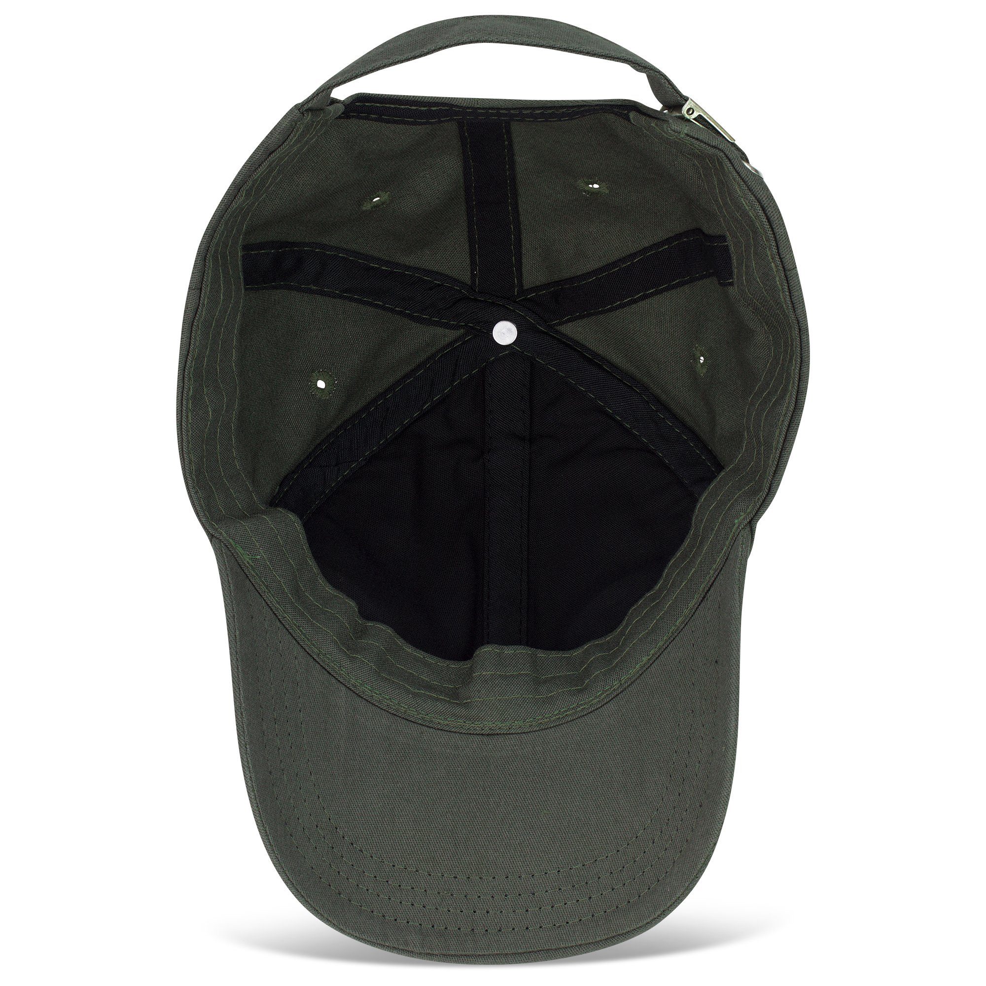 Größen Stick Logo khaki Baseball Universum Cap Sportwear Verstellbar