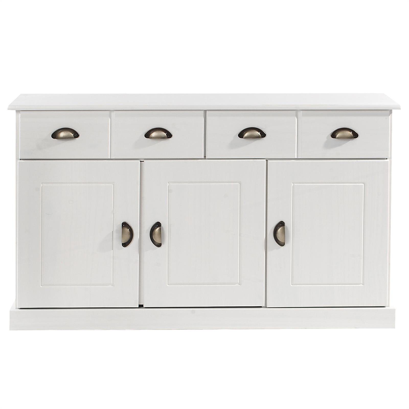 IDIMEX Sideboard PARIS, Anrichte Kommode Apothekerschrank Apothekerkommode Sideboard mit 2 Sch