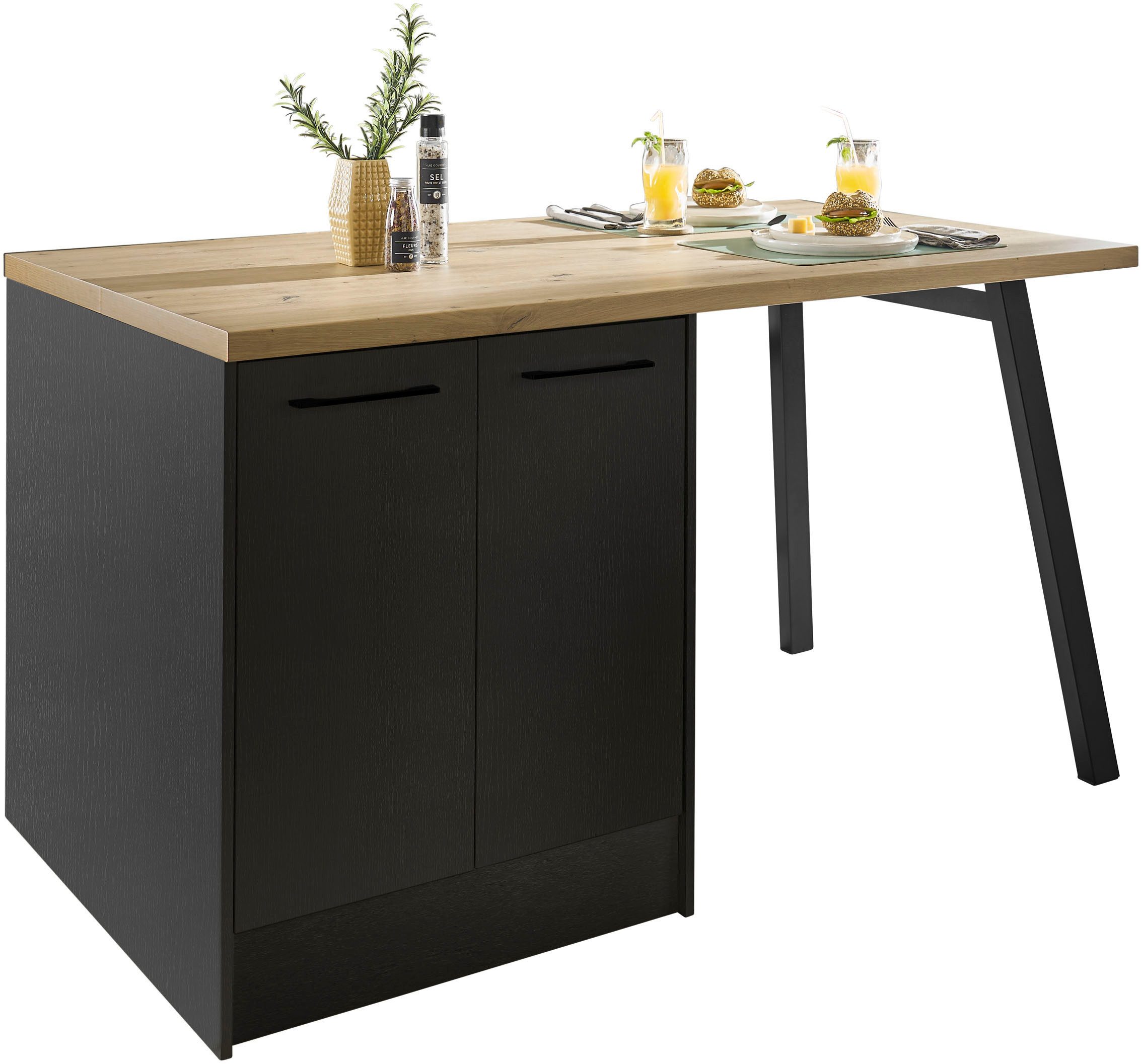 BASIC by Balculina Кухниinsel Turin, Breite 150cm