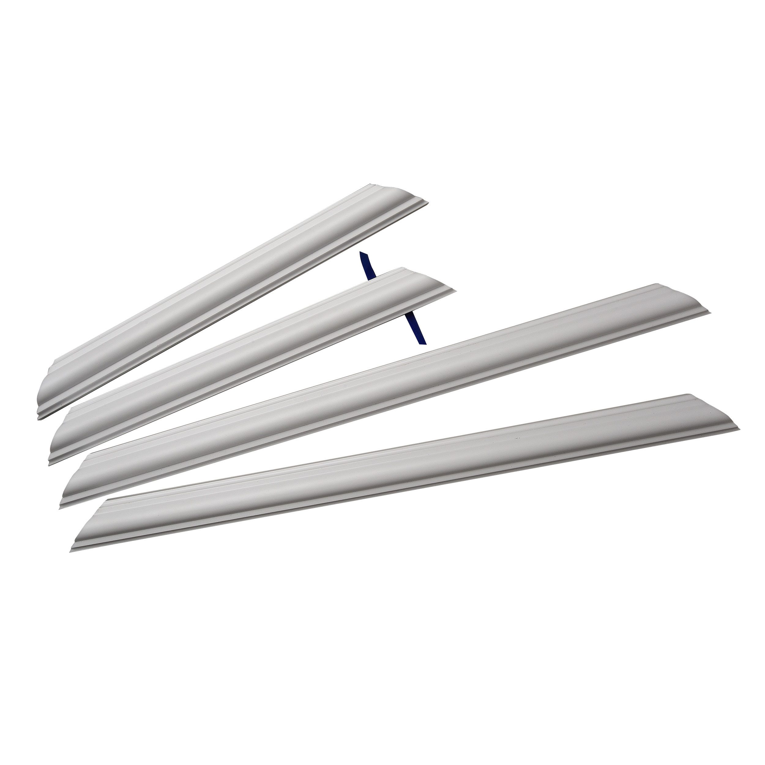 Decosa Zierleiste Decosa Wandkassetten-Set Rike (FP40), selbstklebend, 400 x 600 mm, Selbstklebend, Polystyrol (Styropor), 1-St., selbstklebend, stoß- und schlagfest