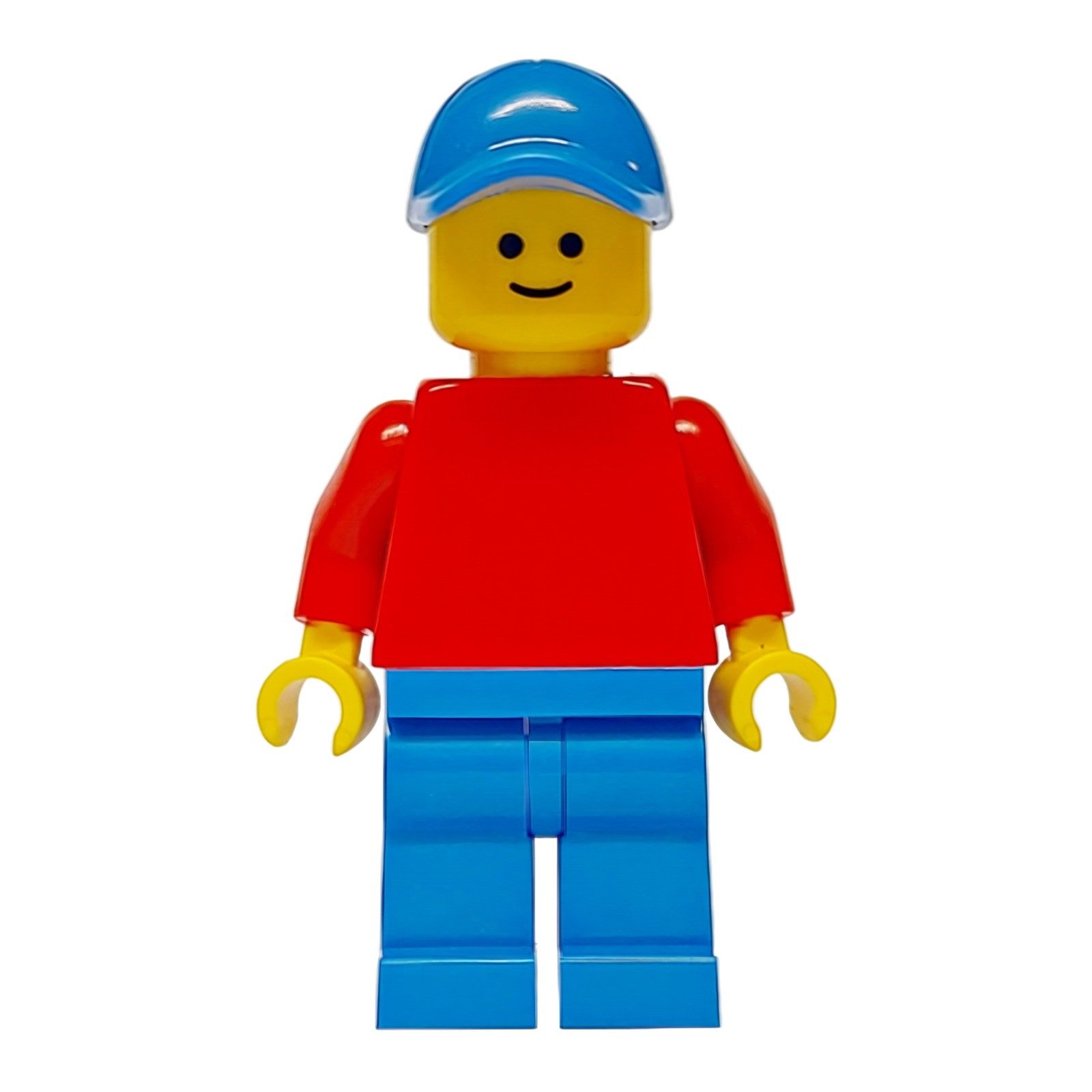 LEGO® LEGO Minifigur Plain Red Torso with Red Arms, Blue Legs, Blue (pln196) Spielbausteine