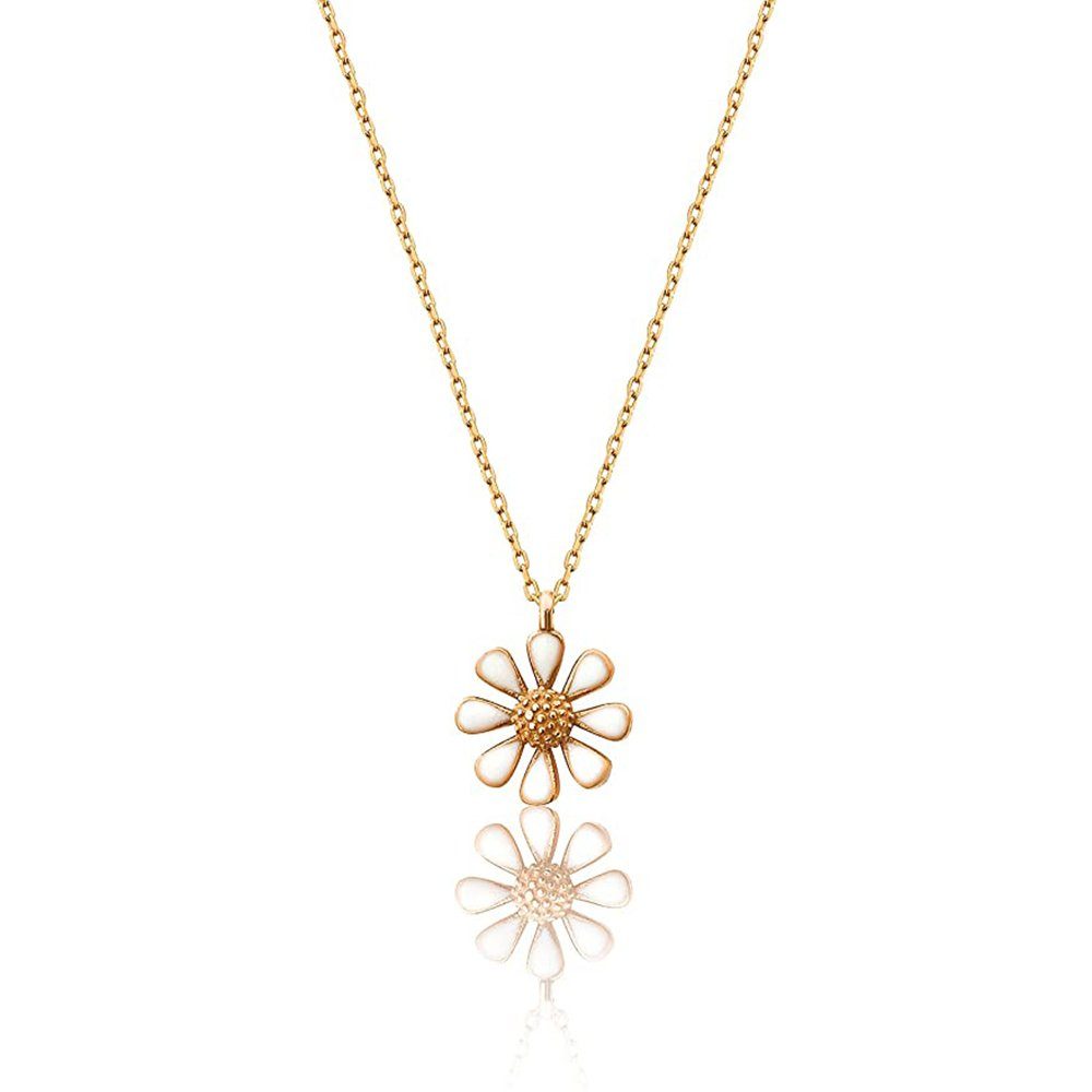 Einzelstück Schmuckset Gänseblümchen Halskette/Ohrstecker/Armband Blume Blü günstig online kaufen