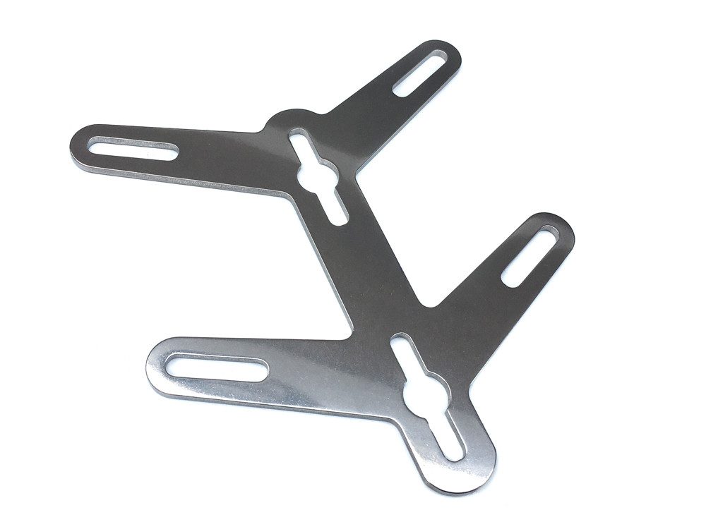 WP-S Fahrrad-Flaschenhalter Adapter für doppelten Getränkehalter Fahrrad Flaschenhalter, (Doppel-Flaschenhalter-Adapter für Montage an Standard-Befestigung), Rostfreier Edelstahl, stufenlos verstellbar, flexibles Langloch-Design