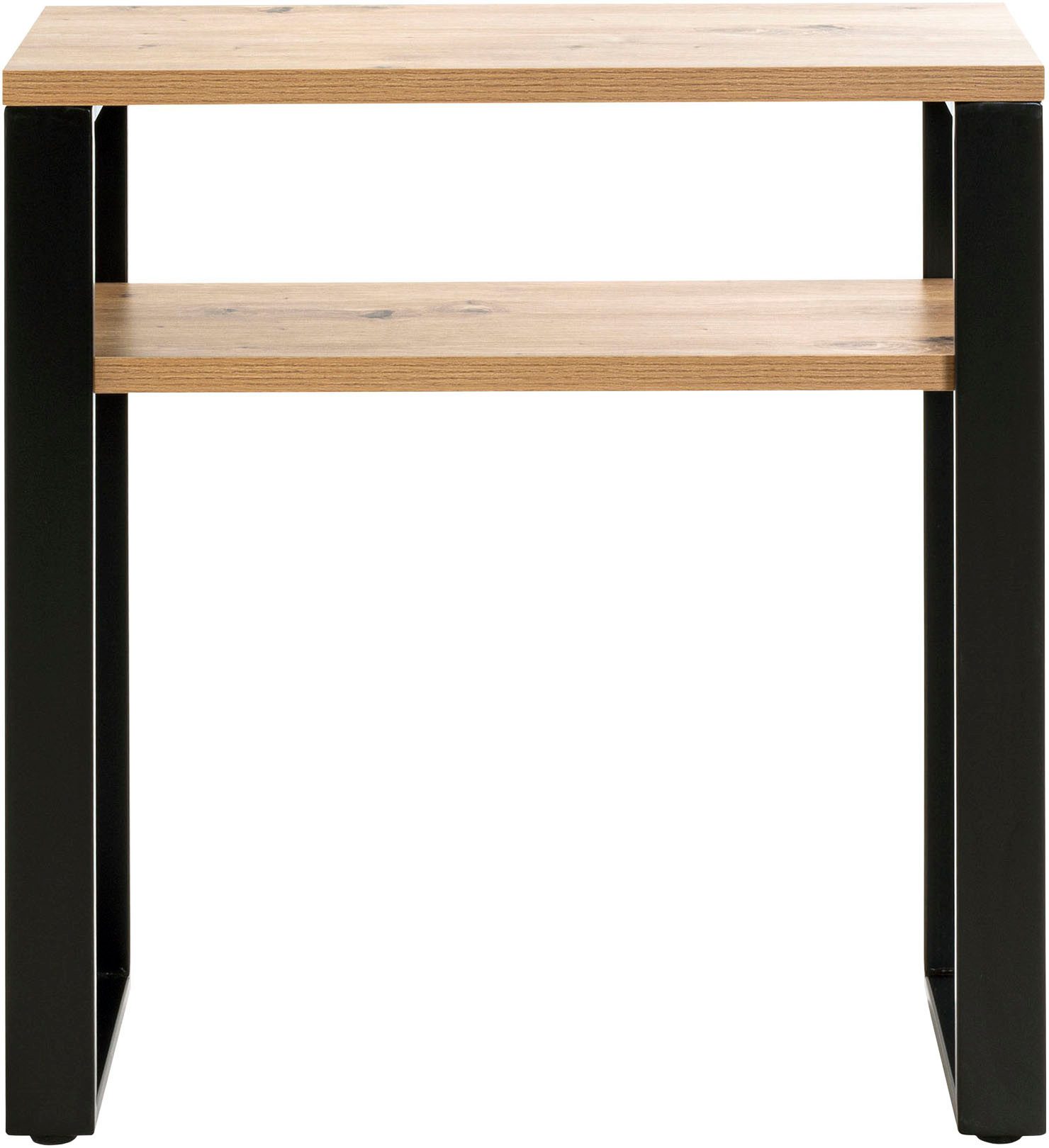 HAKU Konsolentisch Beistelltisch (1-St), rechteckig - aus MDF Braun B/T/H 70/28/75 cm – Bild 3 von 5