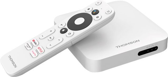Thomson Streaming-Box THA100 4K Ultra HD Netflix Prime Video Disney Youtube Sky Ticket
