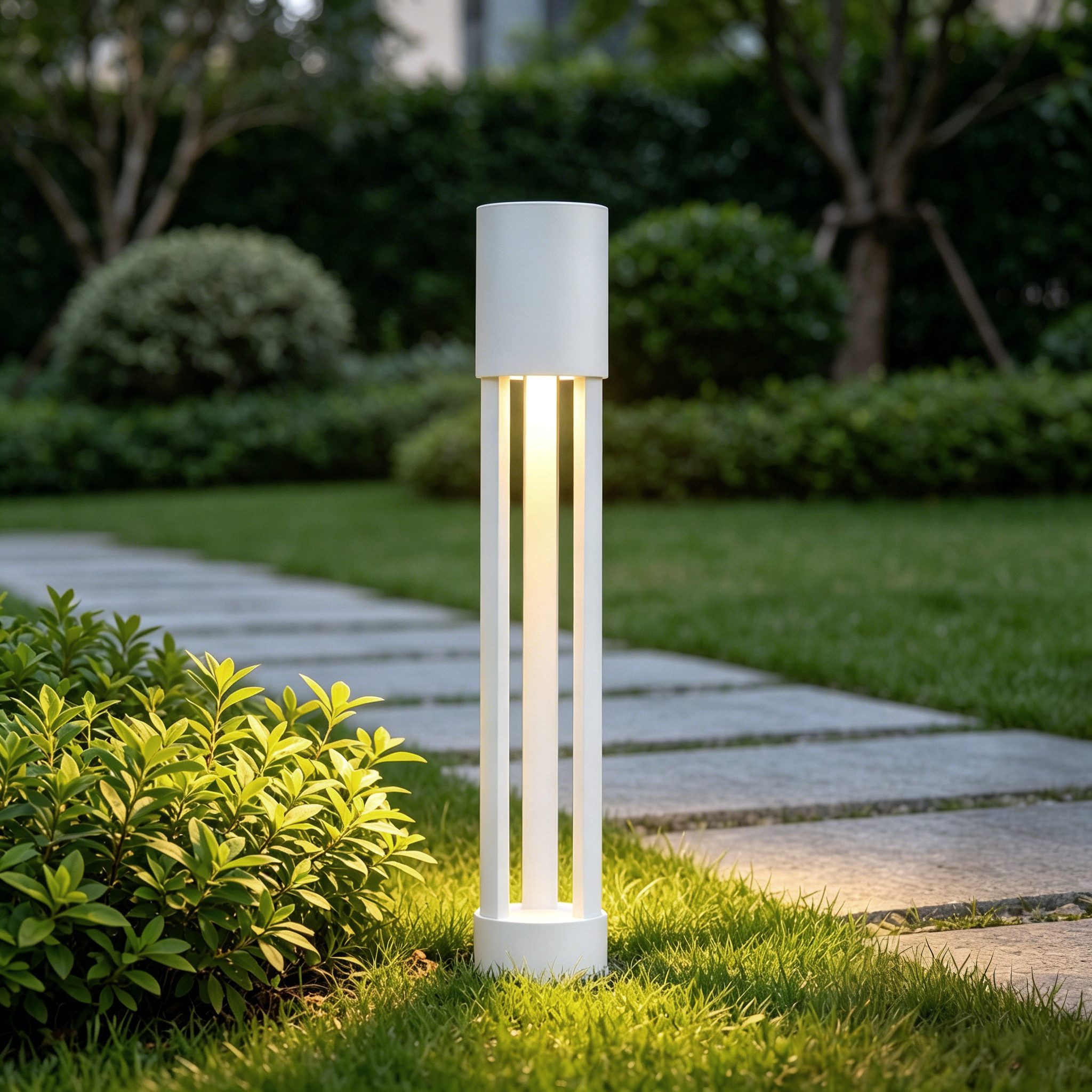 Mai & Mai LED Außen-Stehlampe LED Wegeleuchte IP65 Gartenlampe Standleuchte für Außen 10W 3000K
