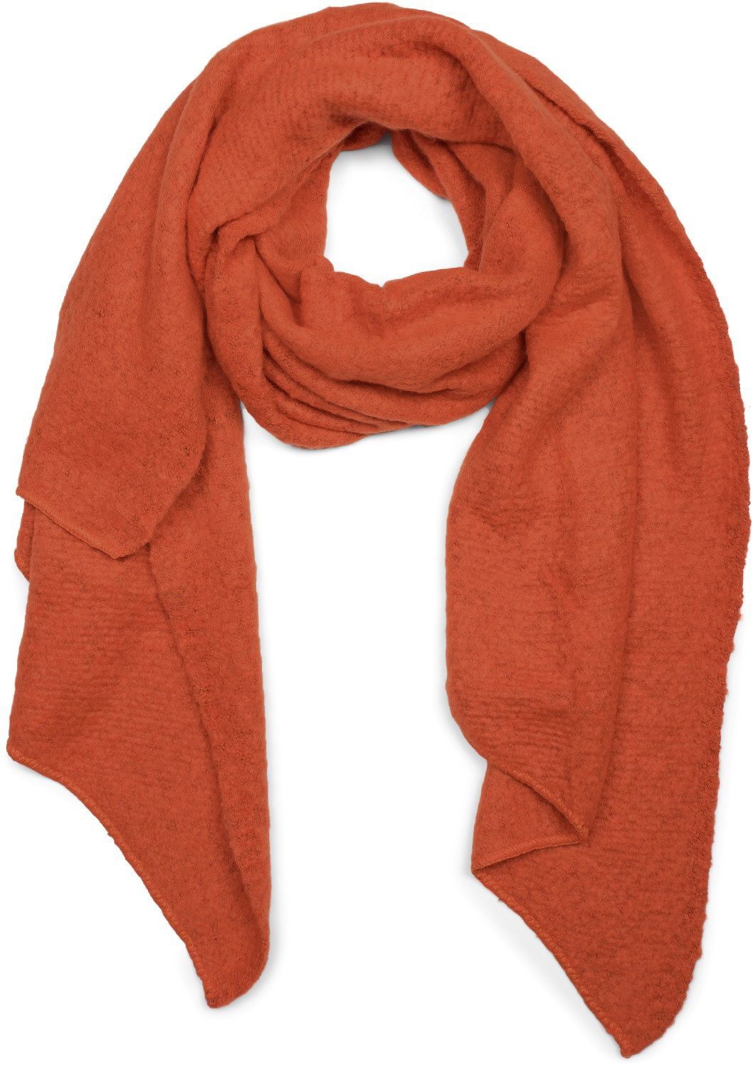styleBREAKER XXL-Schal Asymmetrischer unifarbener Web Schal, (1-St)