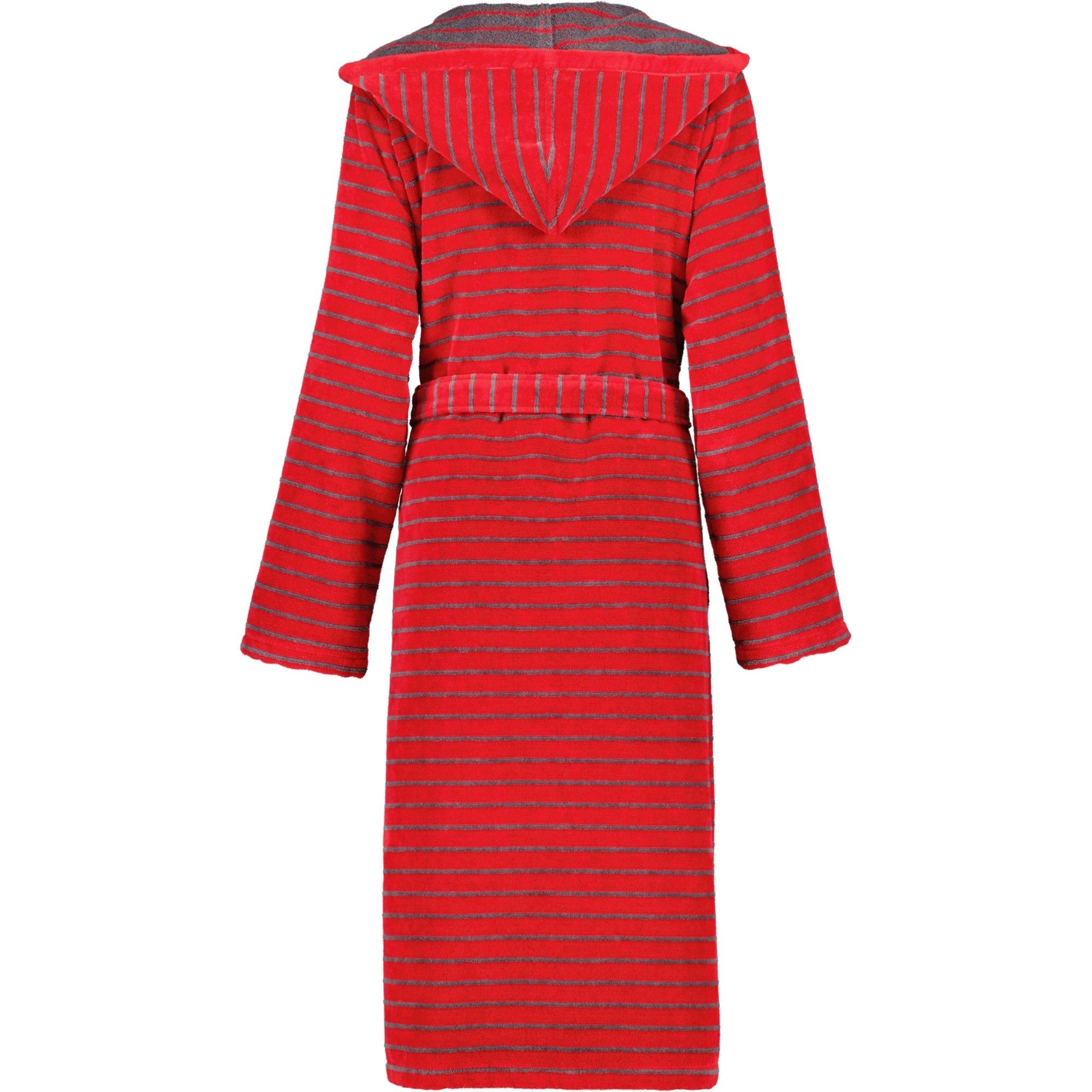 Cawö Damenbademantel Shades 1492 Kapuze Velours, Kapuze, 100% Baumwolle, Re günstig online kaufen