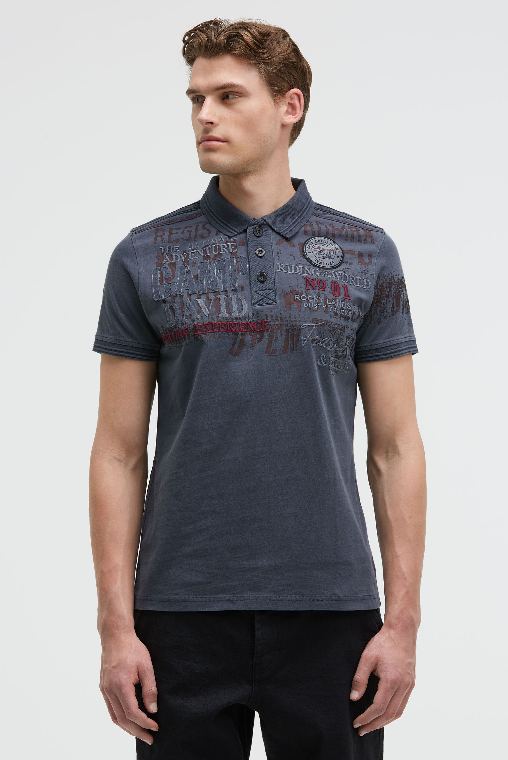 CAMP DAVID Poloshirt, mit Kontrastnähten günstig online kaufen