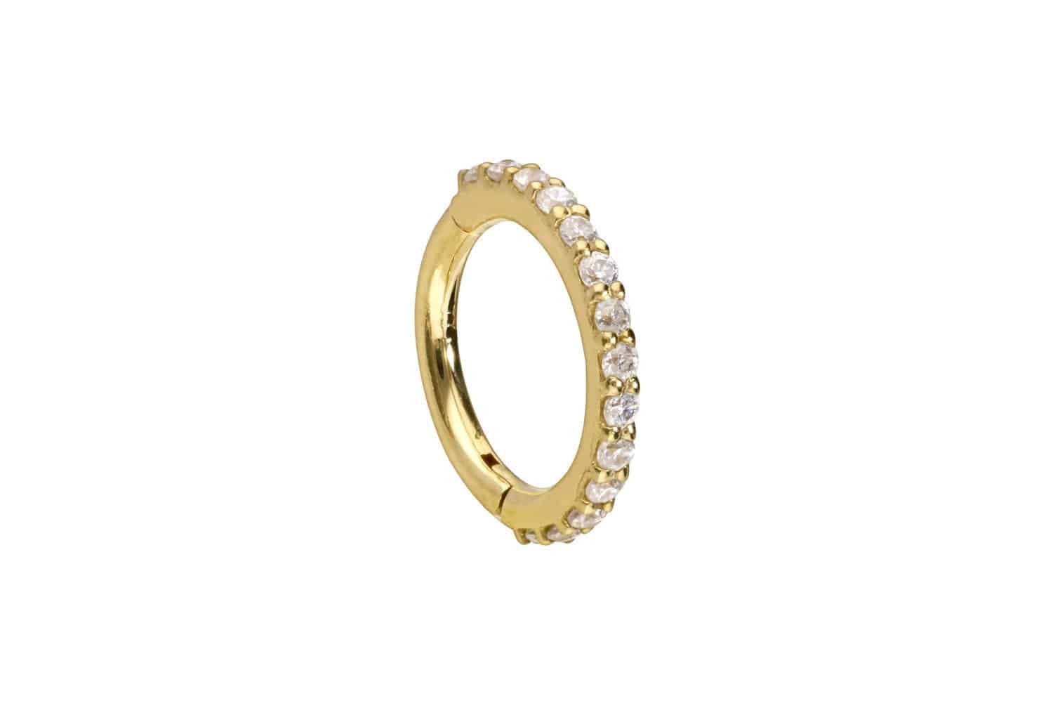 PIERCINGLINE Nasenpiercing 14/18 Karat Gold Segmentring günstig online kaufen