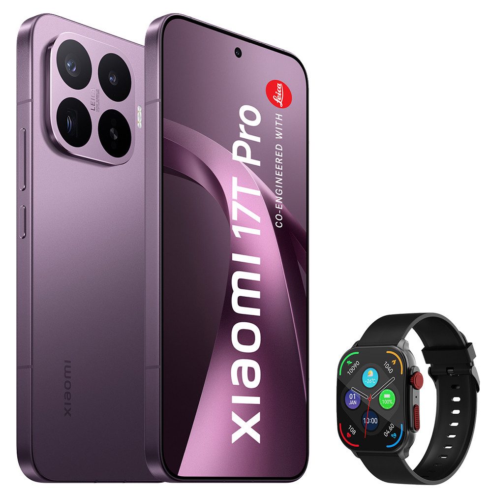 Xiaomi 17T Pro 12+512GB Smartphone & Smartwatch Handy (50 MP Kamera)